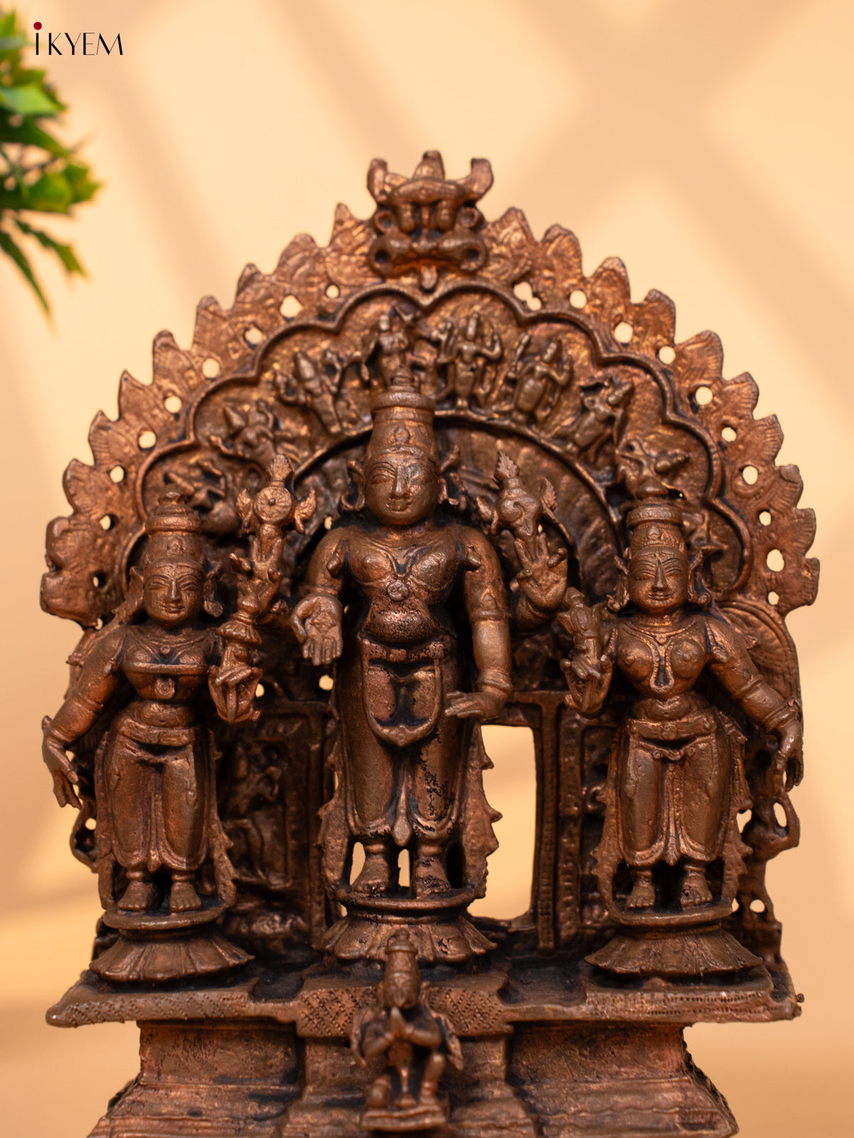 Vishnu set - Copper Idol