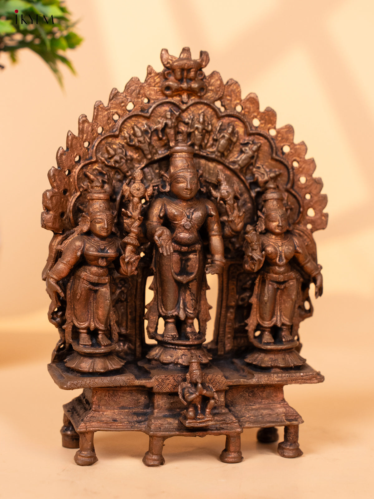 Vishnu set - Copper Idol