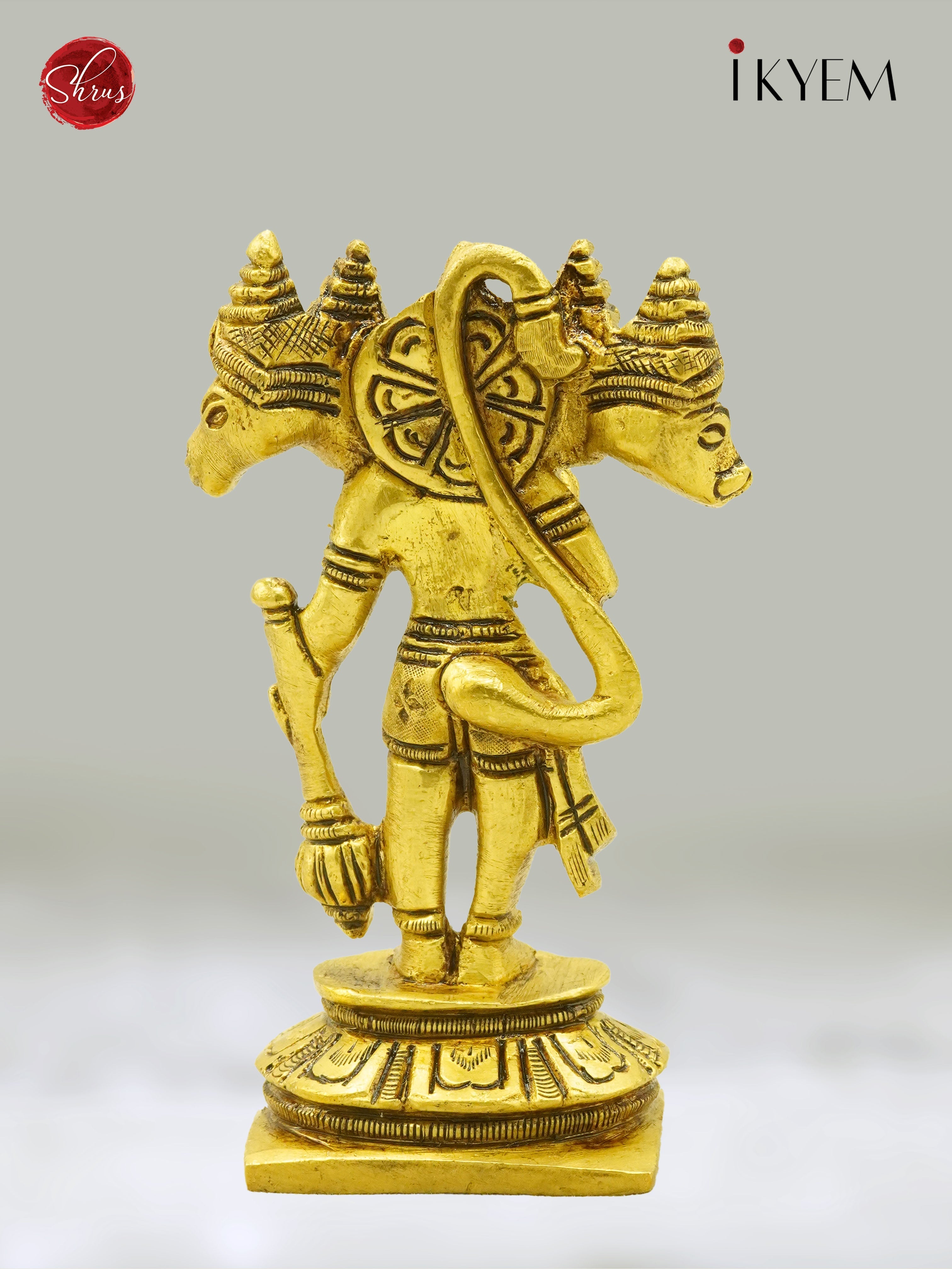 Panchamuki Hanuman Brass Idol - Return Gift