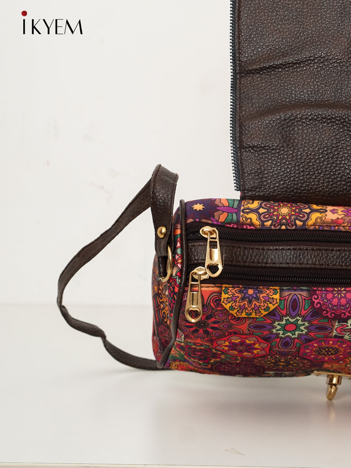 Pink & Brown - Ajrakh Hand Bag