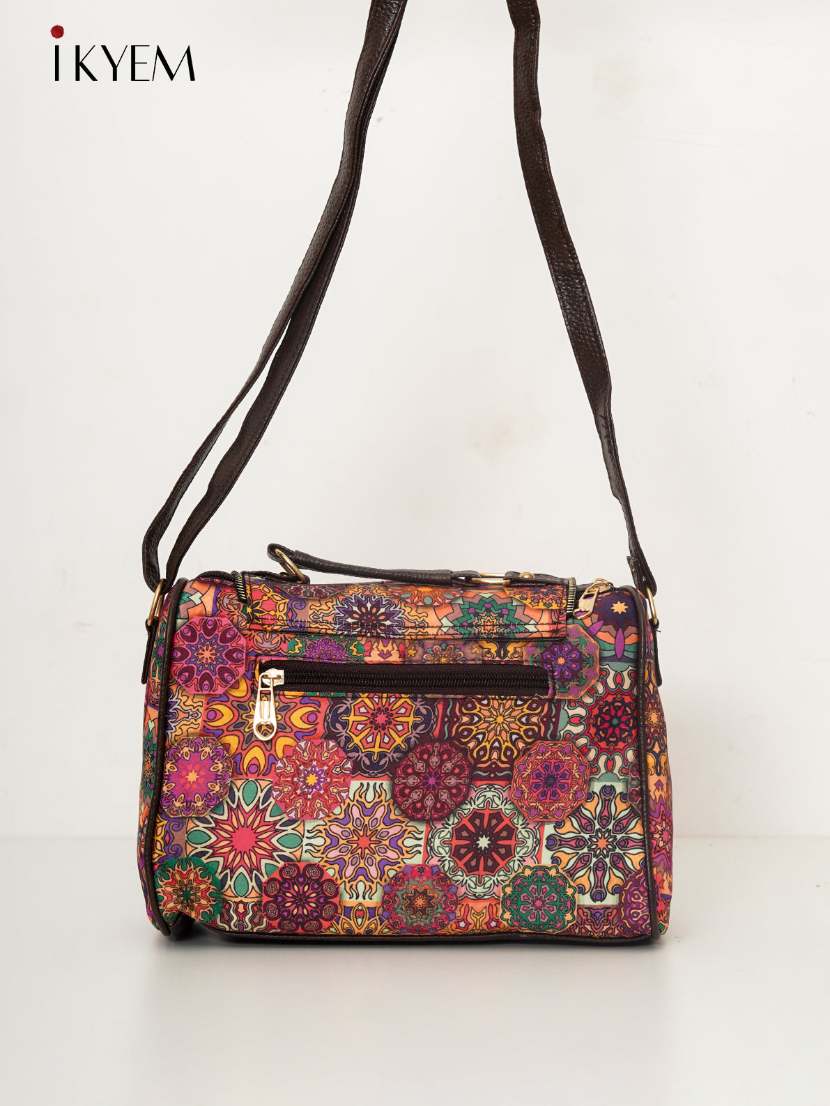 Pink & Brown - Ajrakh Hand Bag