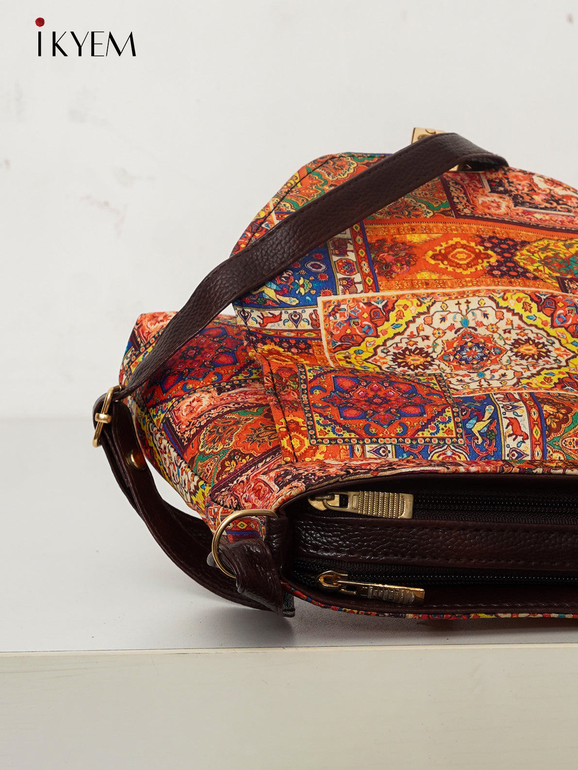 Orange - Ajrakh Handbag