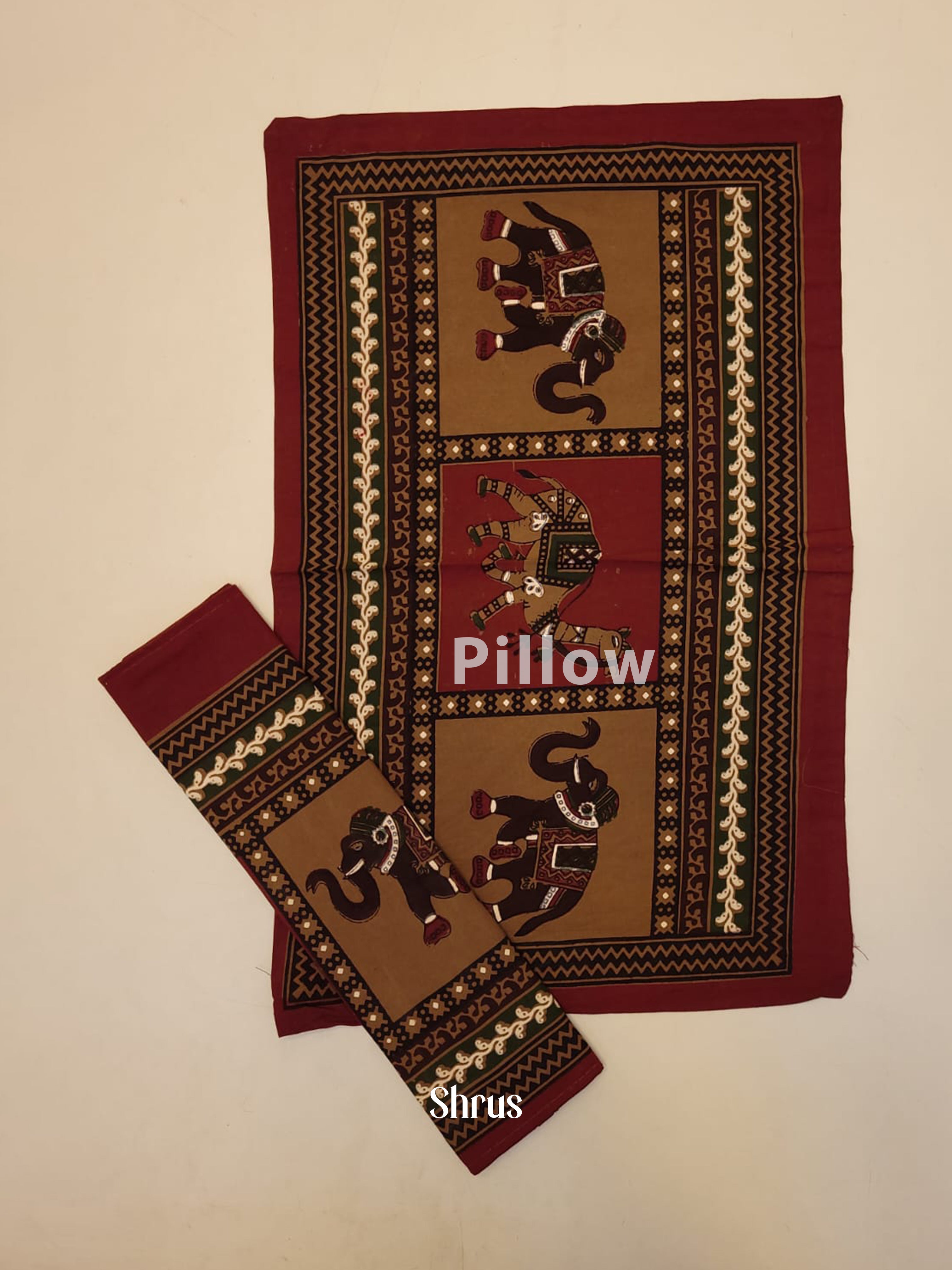 Maroon & Brown - Bed Spreads