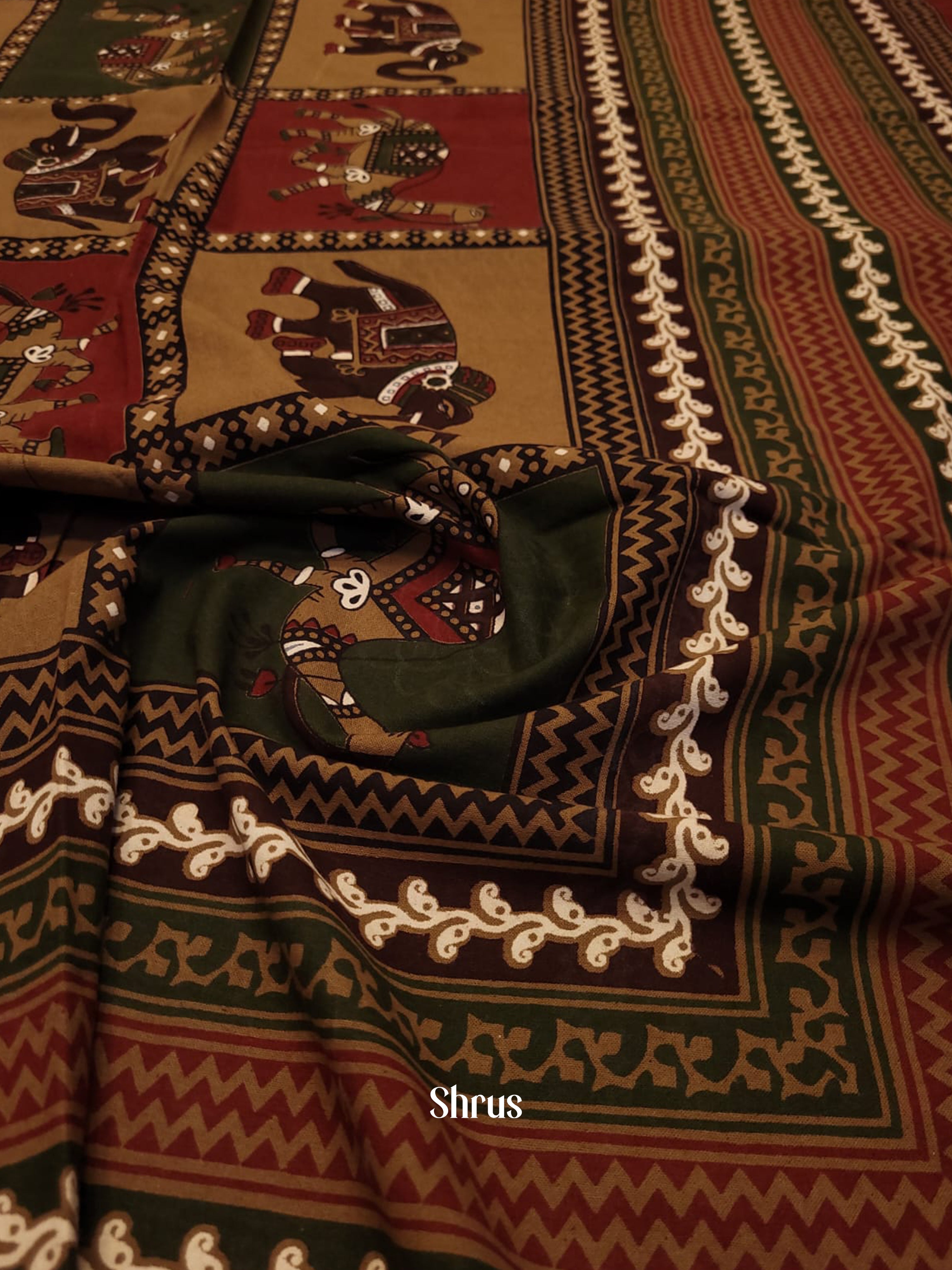 Maroon & Brown - Bed Spreads