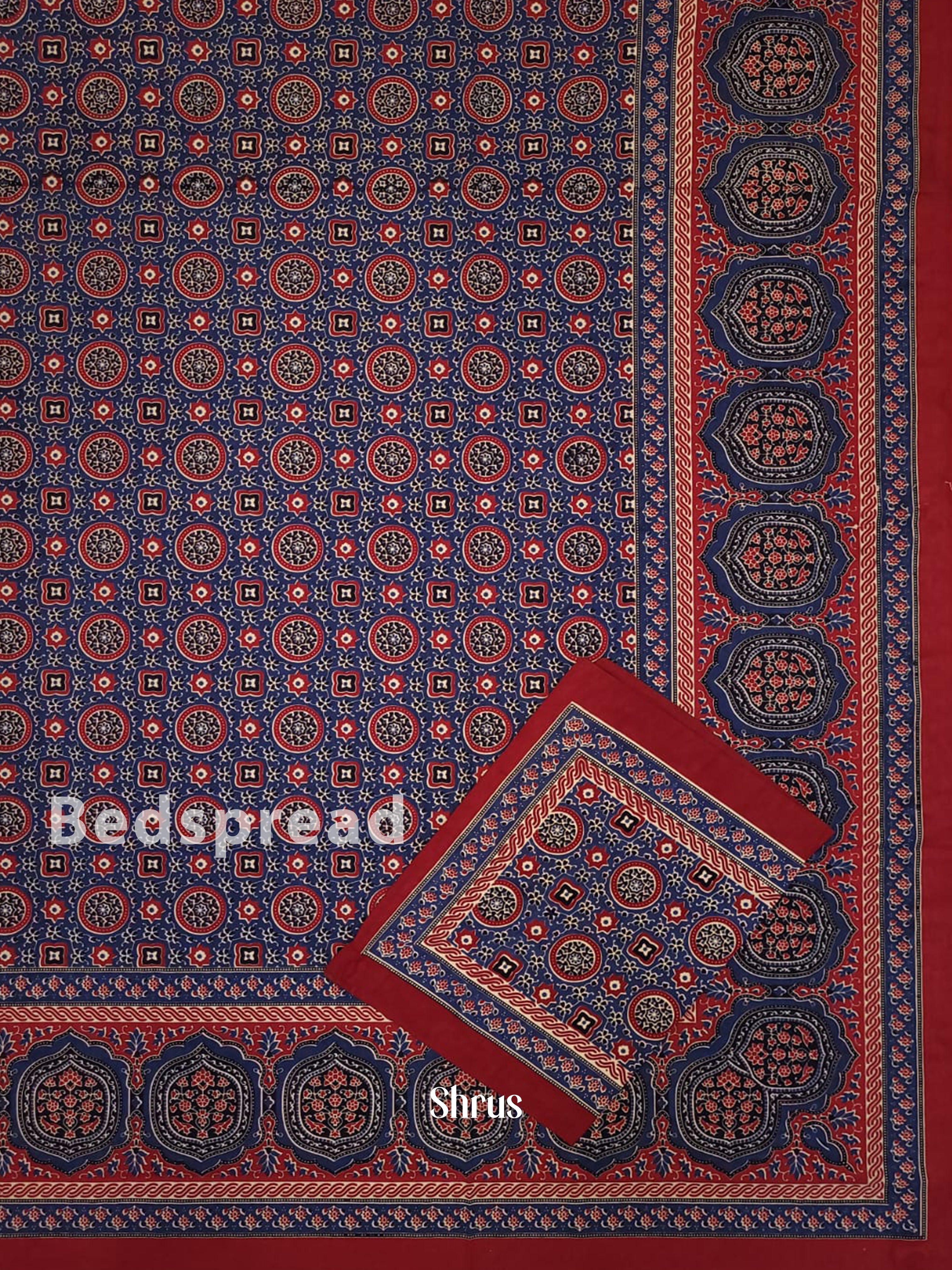 Red & Blue - Bed Spreads