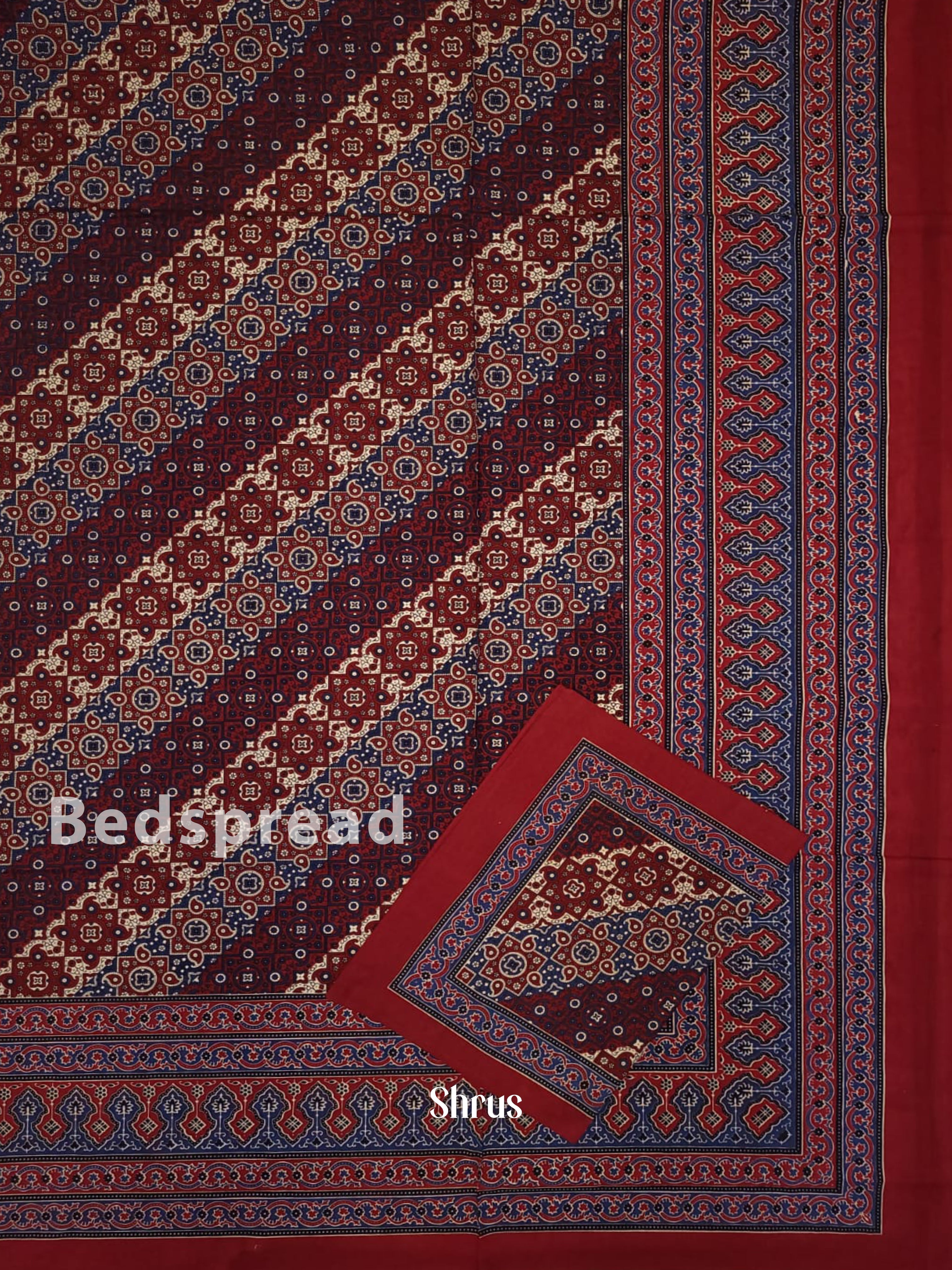 Red & Blue - Bed Spreads