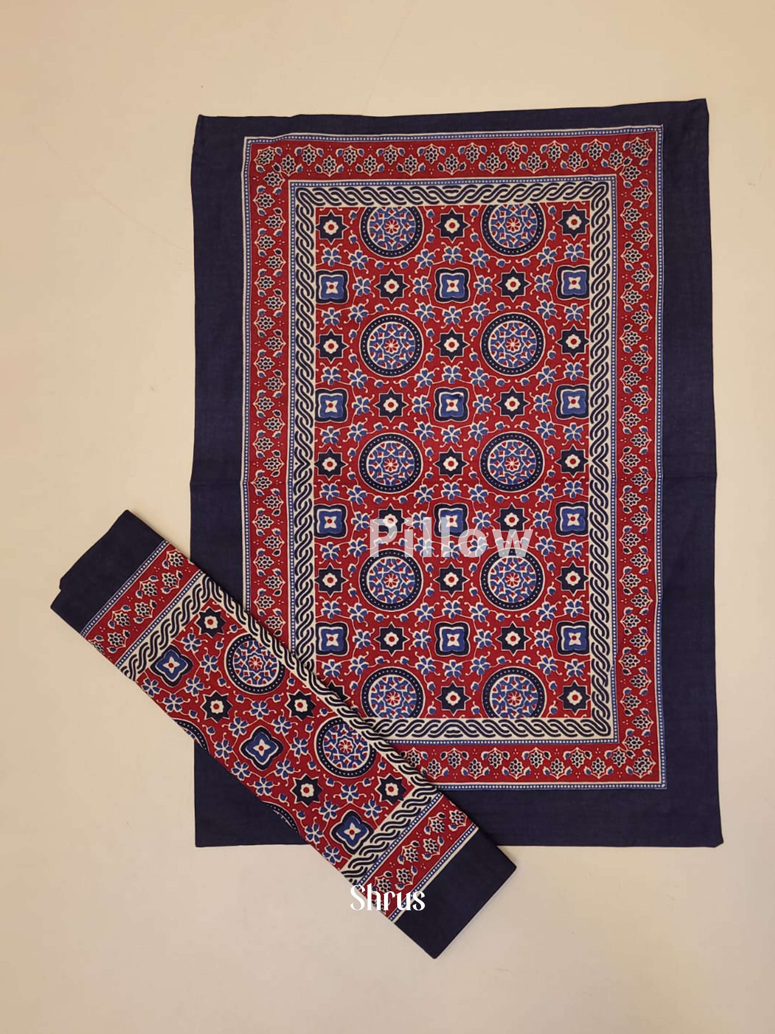 Red & Blue - Bed Spreads