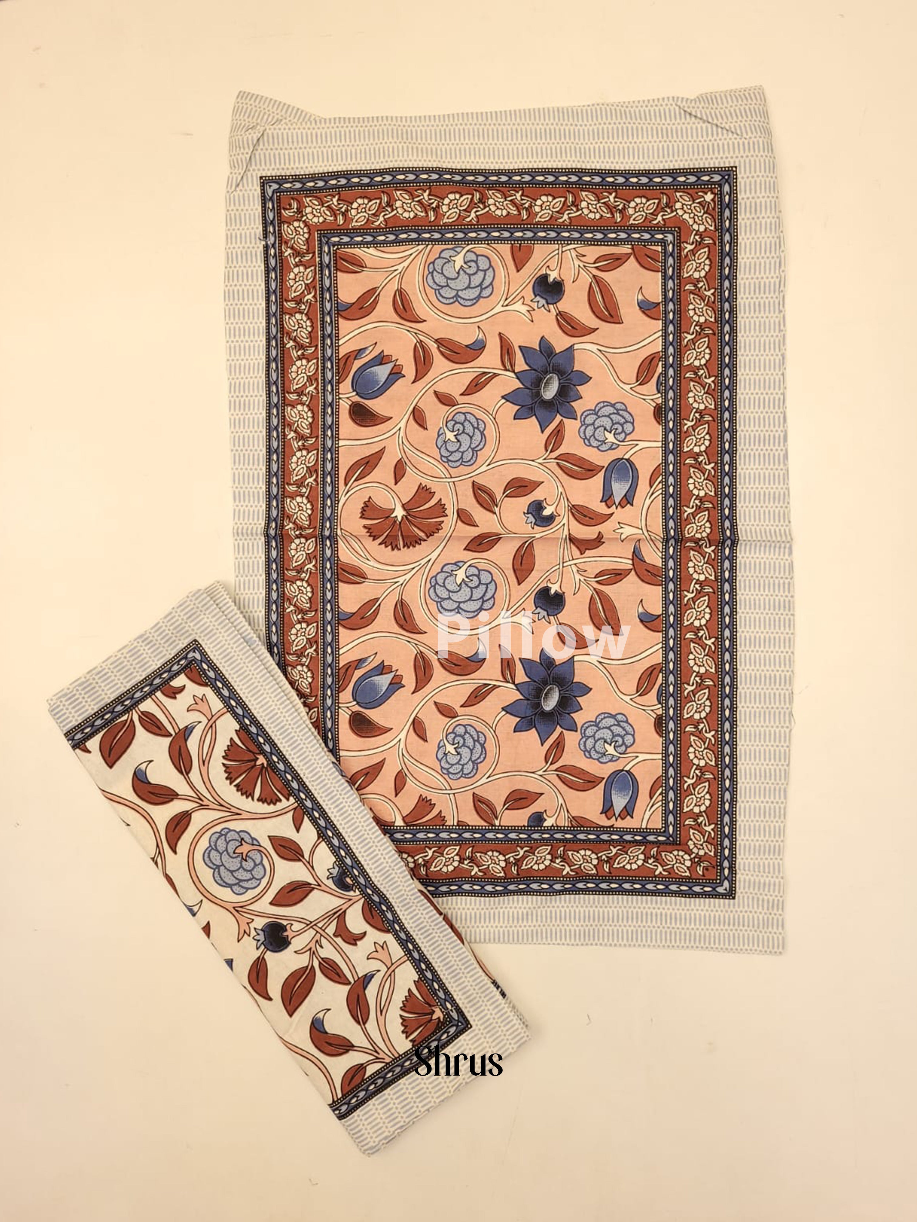 Peach & Cream- Bed Spreads