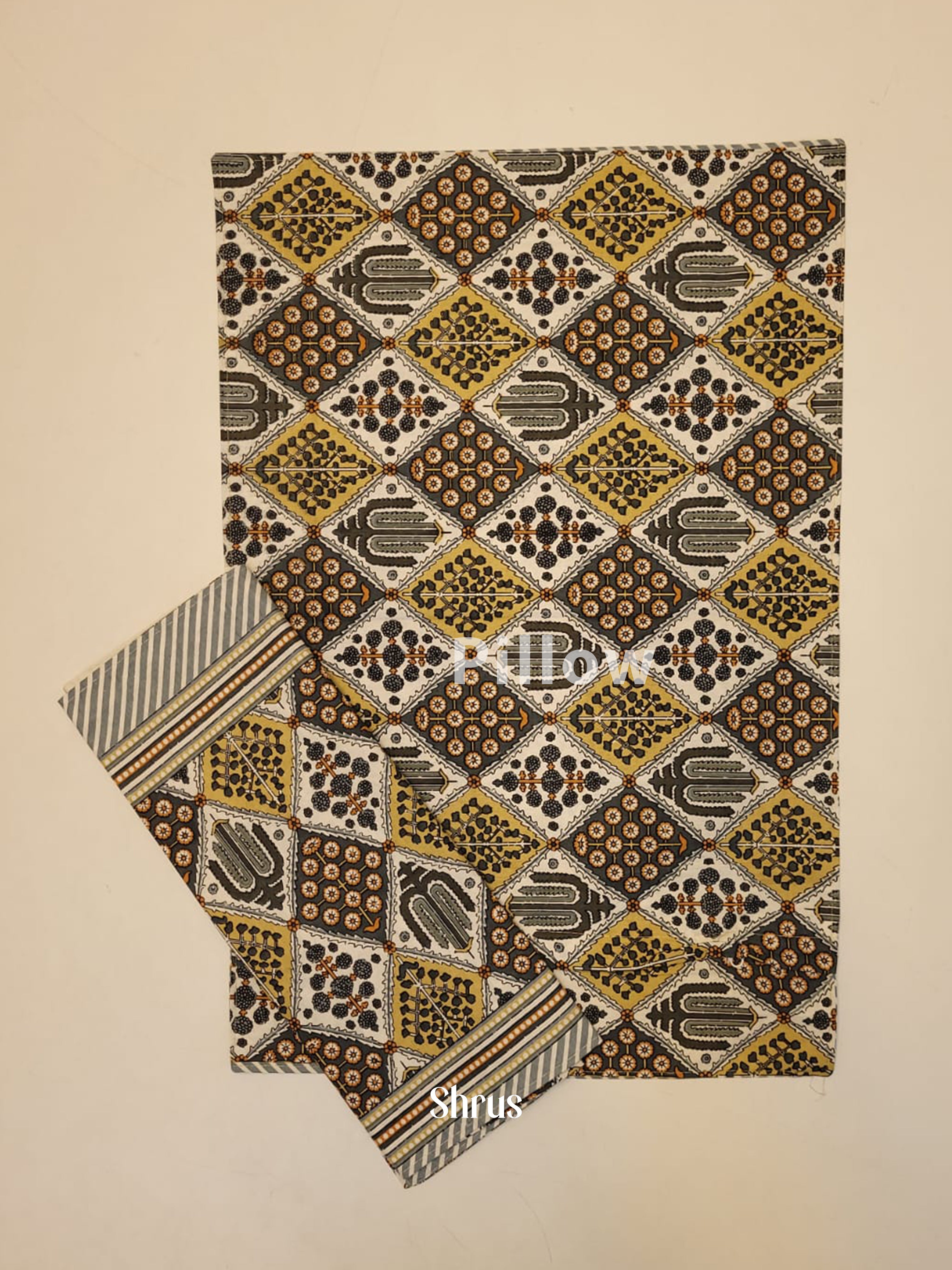Mustard & Grey -Bed Spreads