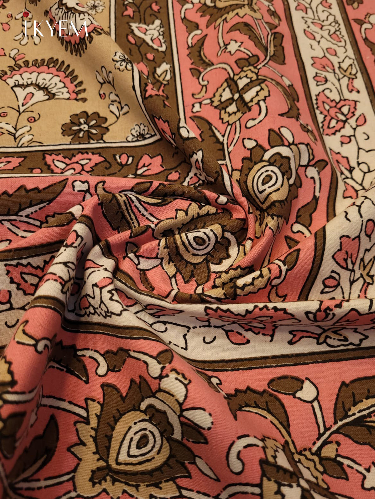 Sandal & Peach - Bed Spread