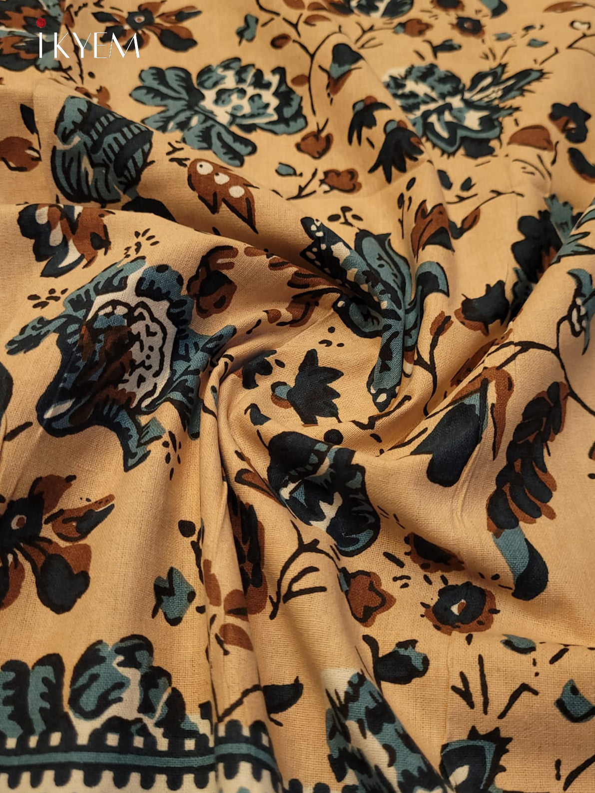 Sandal & Blue - Bed Spread