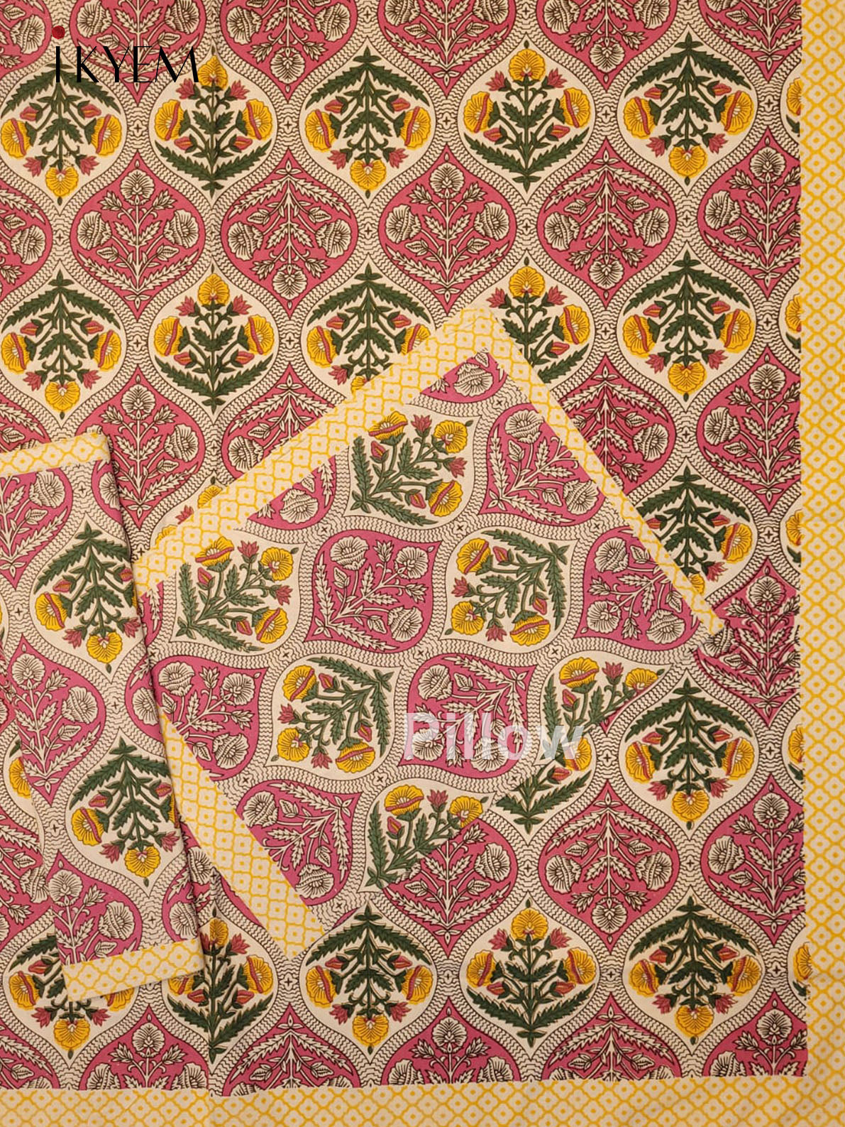 Pink and yellow - Bed Spread