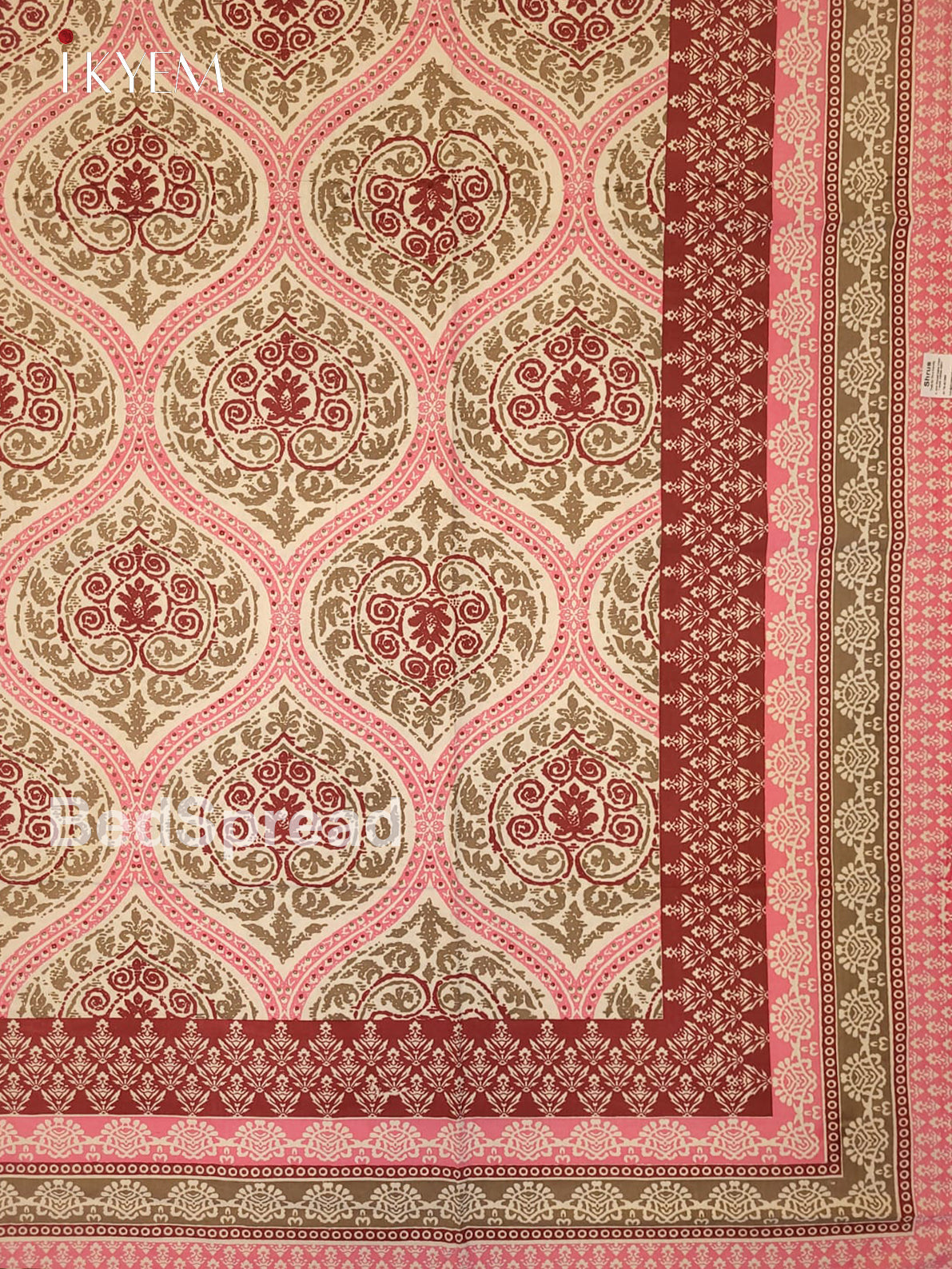 Pink & Red - Bed Spread