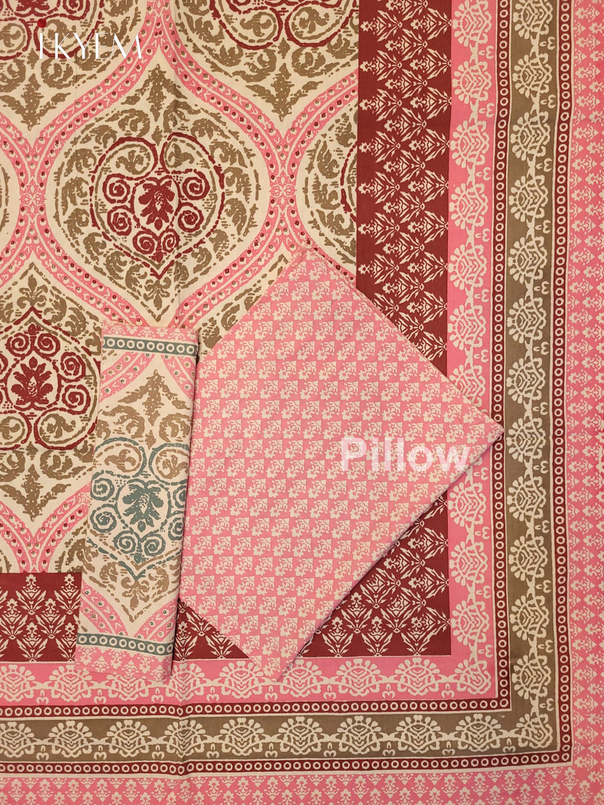 Pink & Red - Bed Spread
