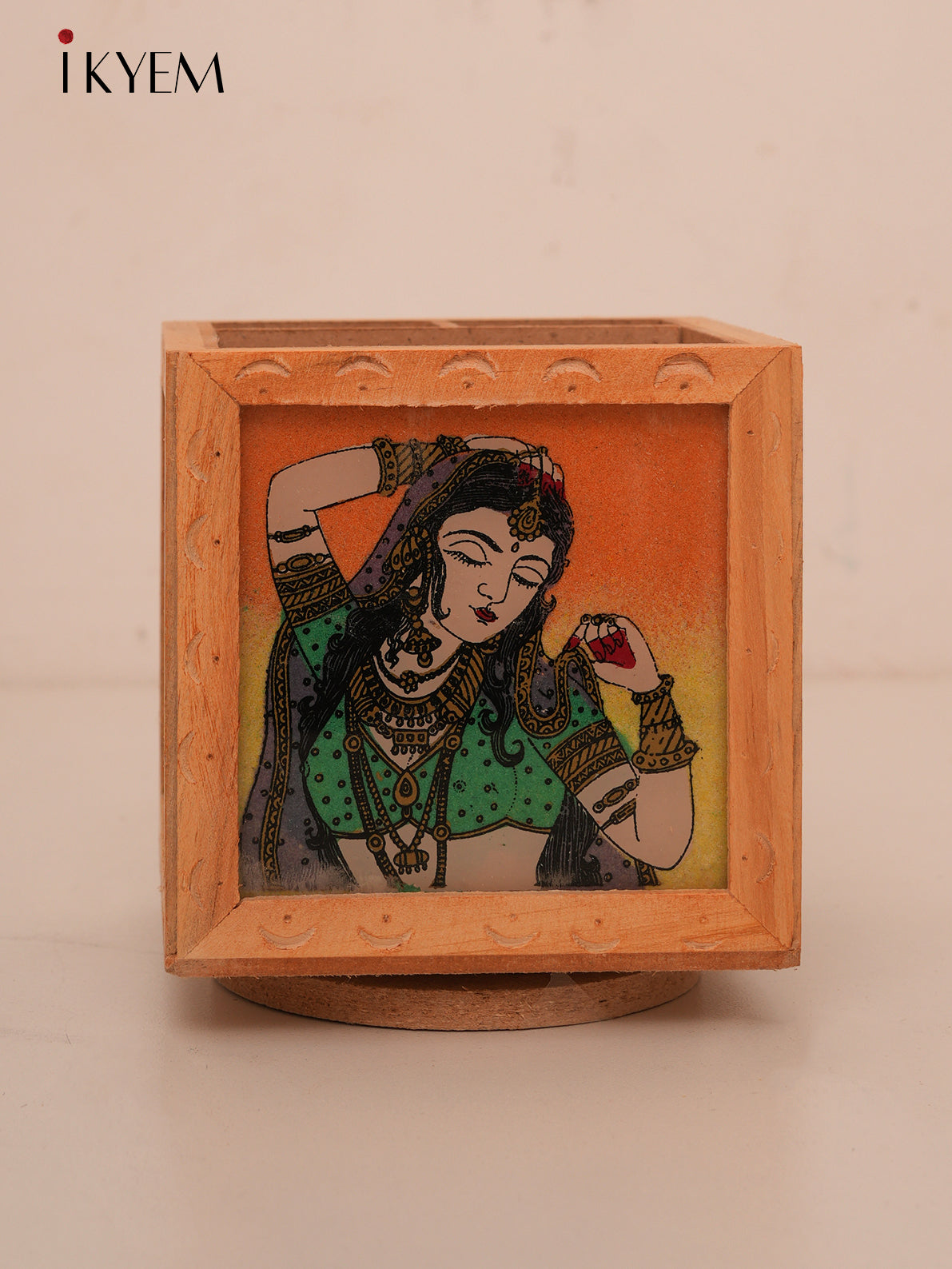 Rajasthani Wooden Pen Stand