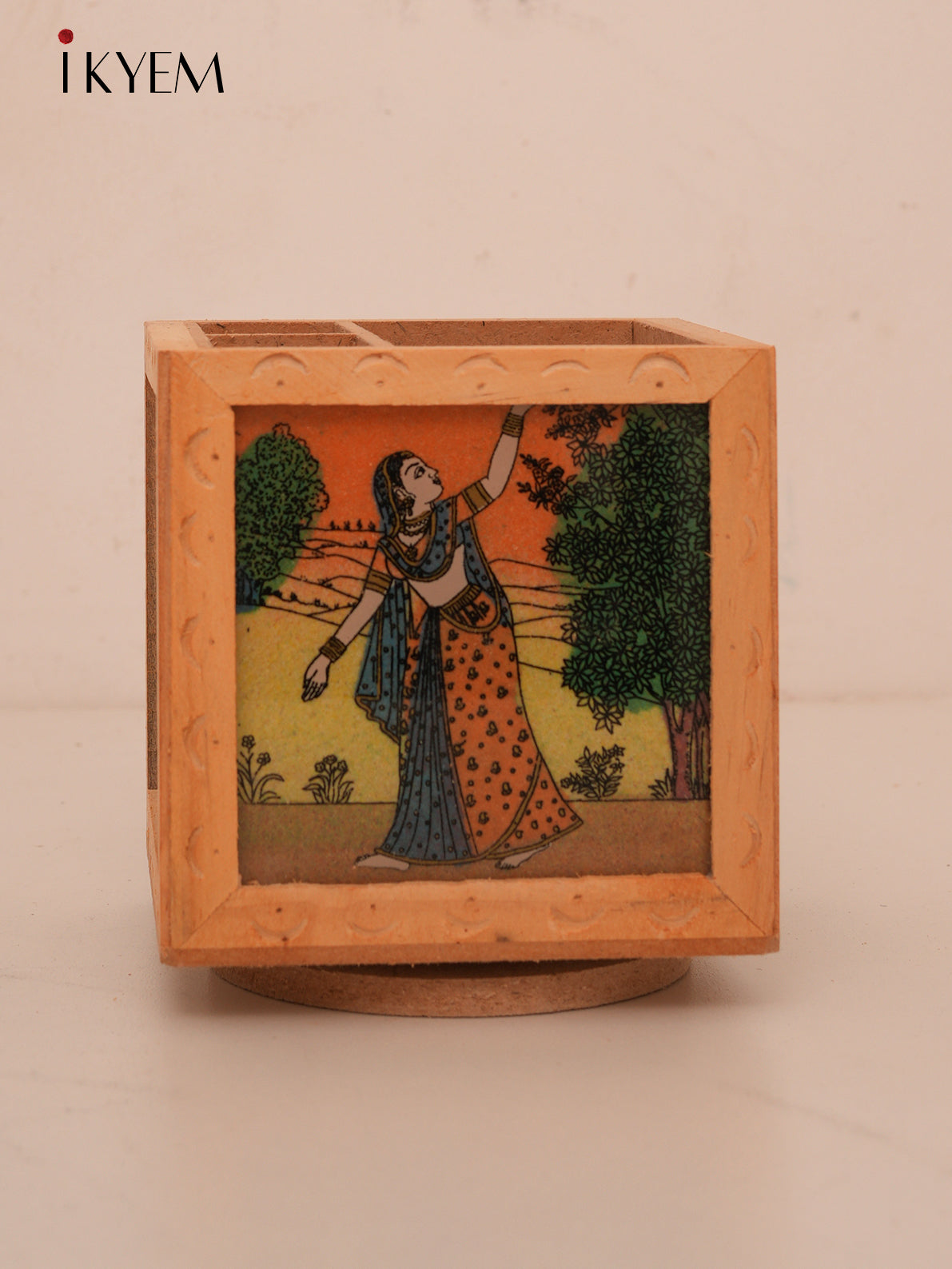 Rajasthani Wooden Pen Stand
