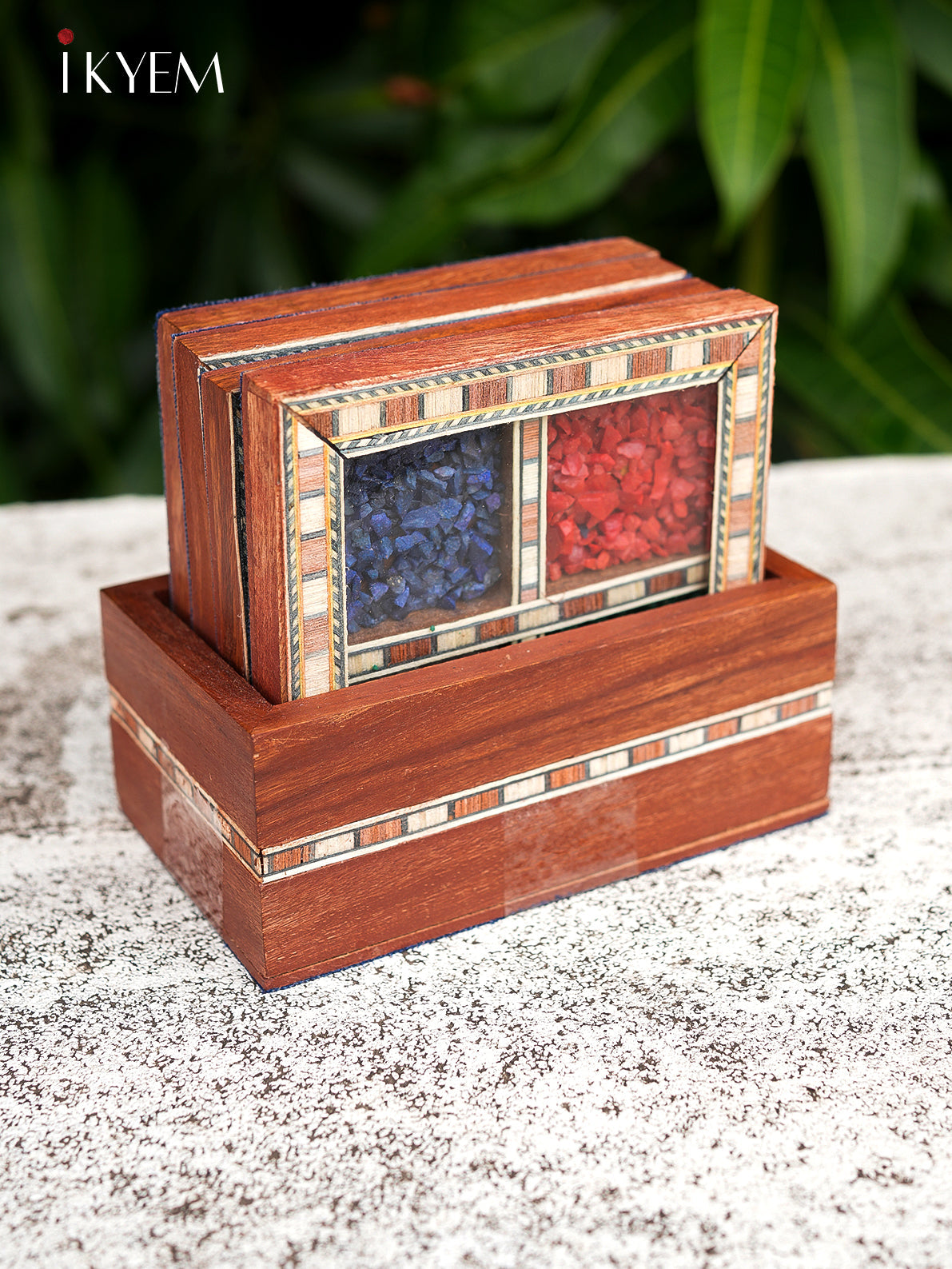 Wooden Coaster Set