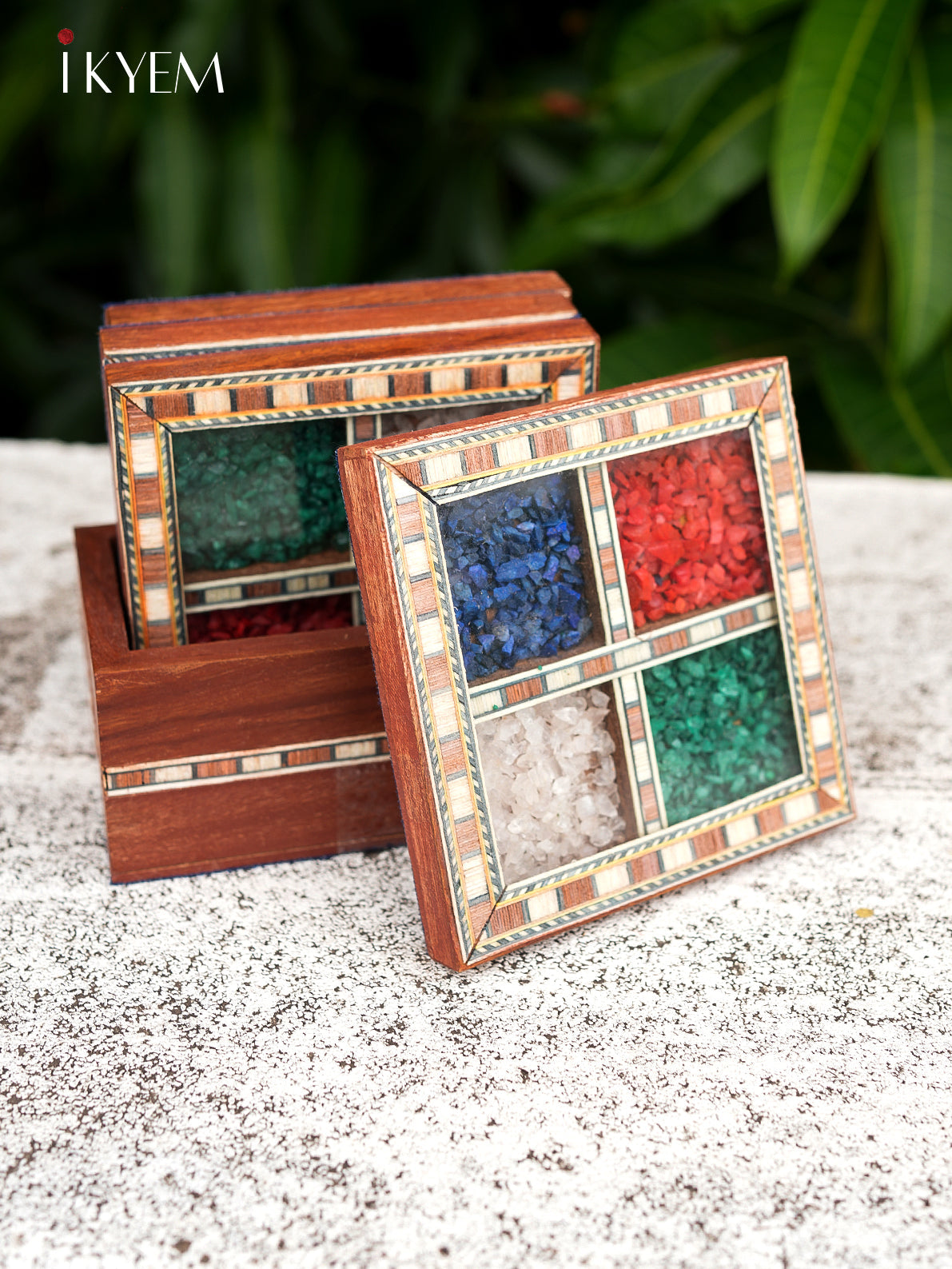 Wooden Coaster Set