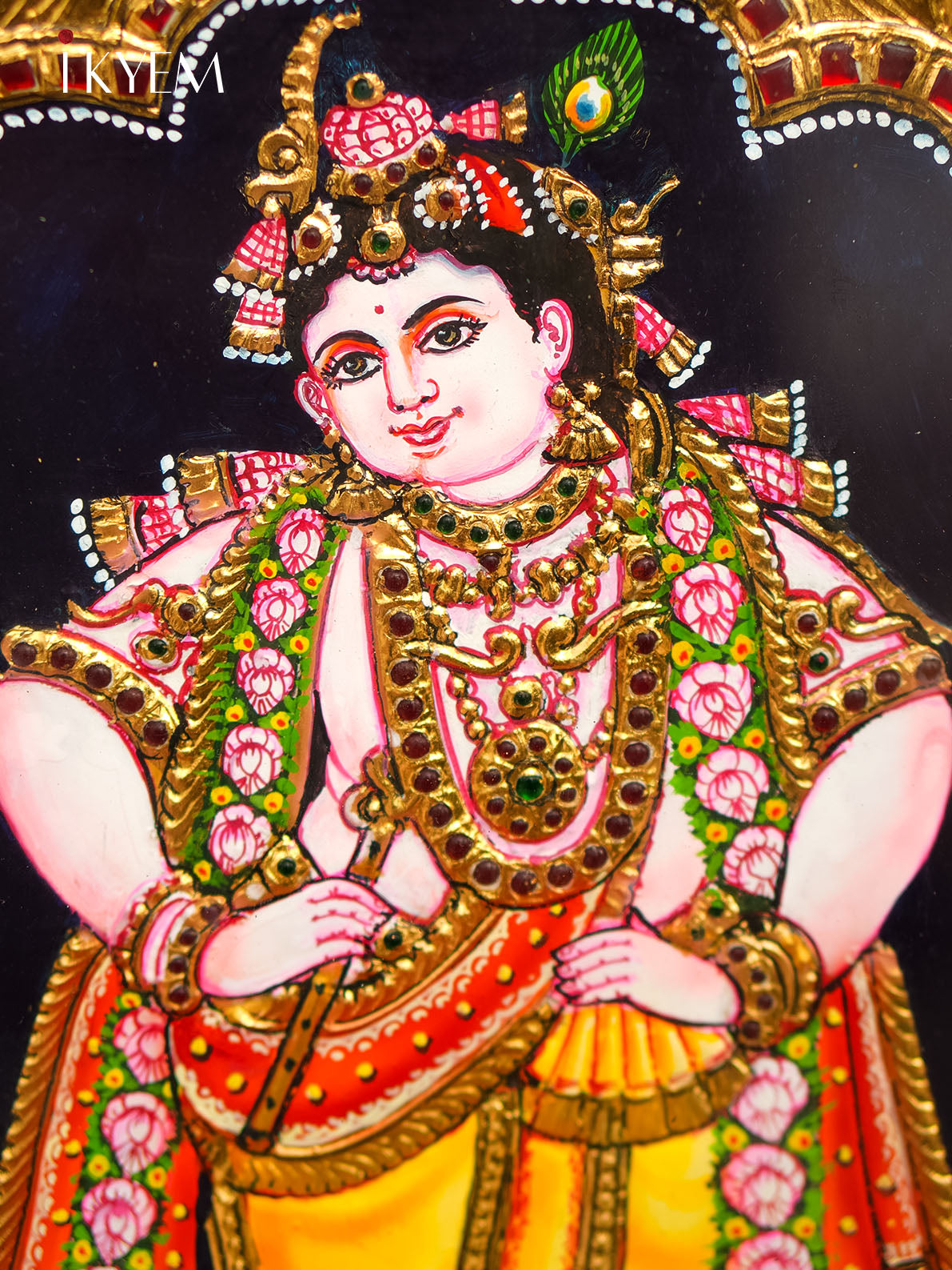 Lord Krishna Tanjore Painting