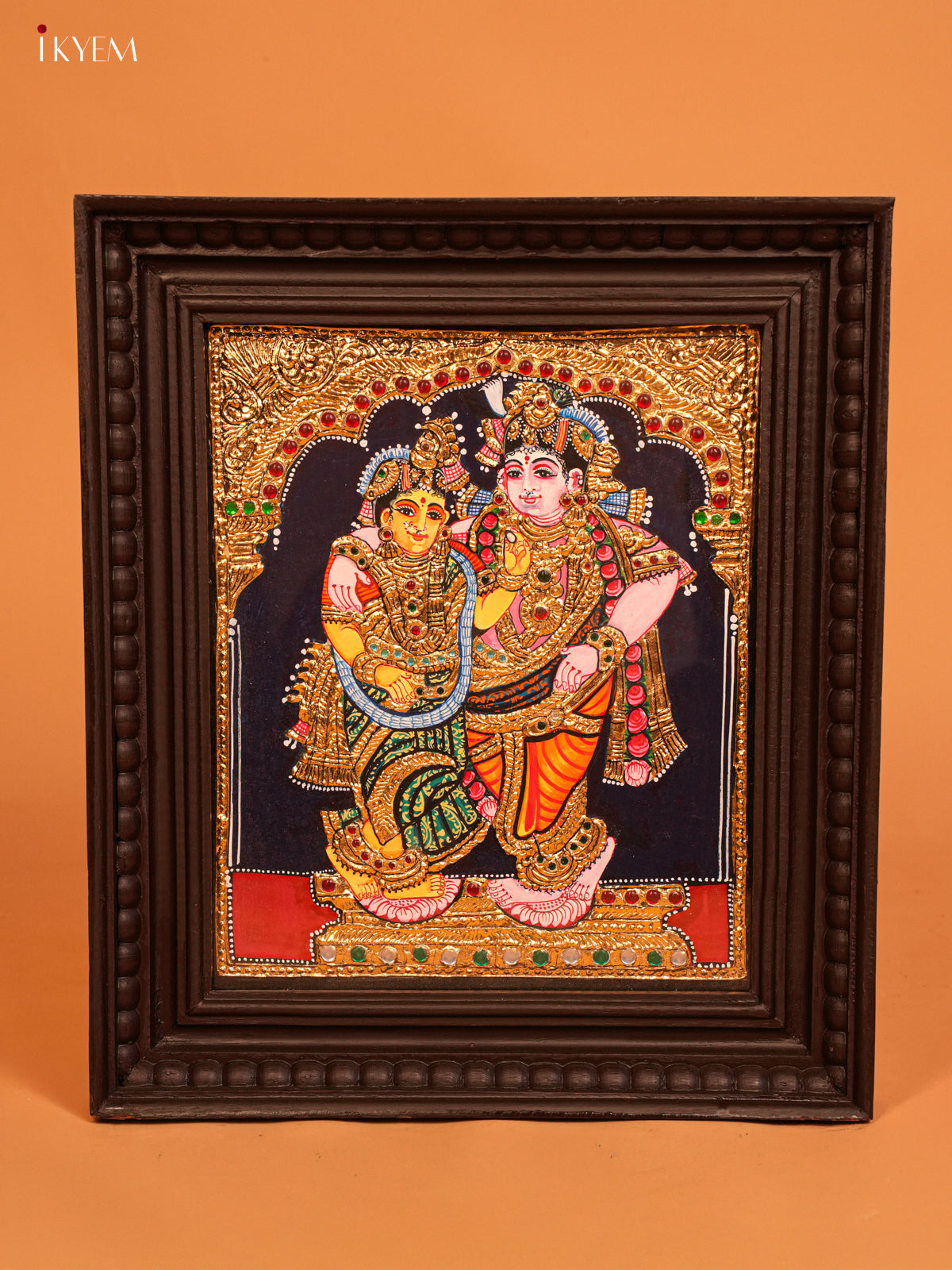 Radha Krishna - Tanjore Painting 15* 13 - 4HJ01028