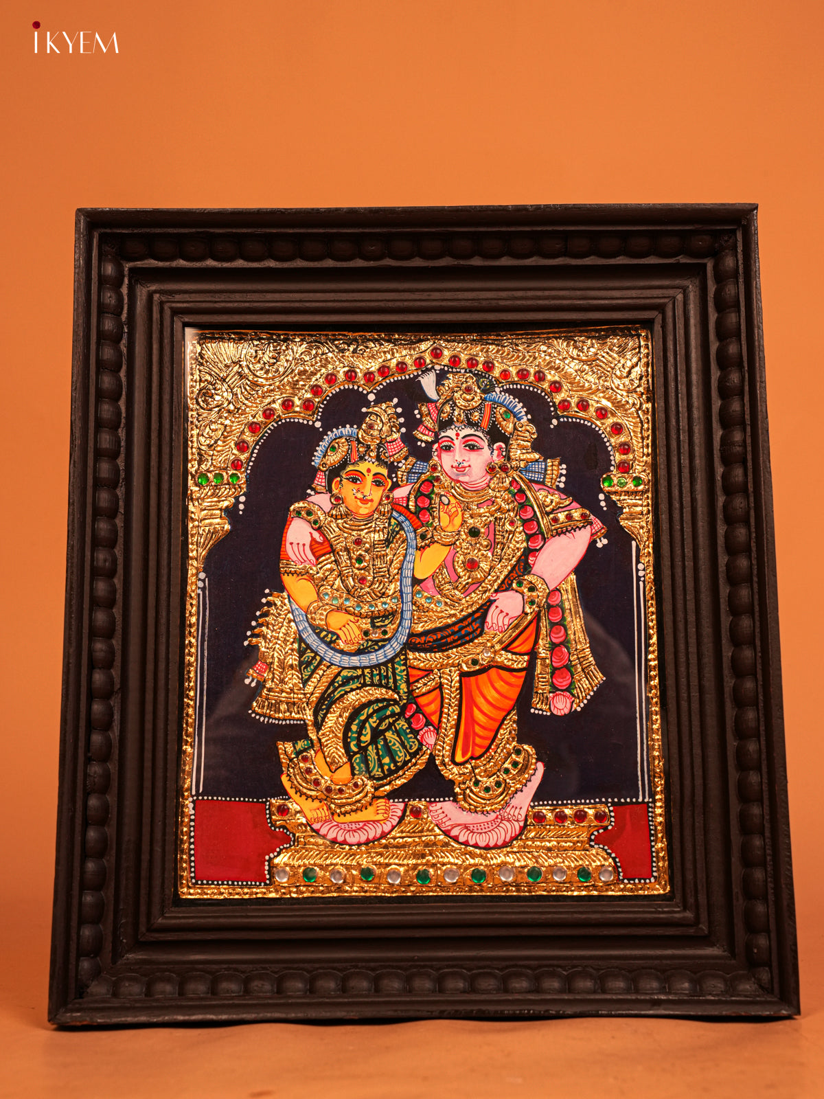 Radha Krishna - Tanjore Painting 15* 13 - 4HJ01028