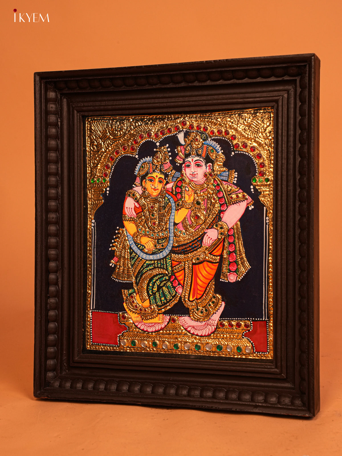 Radha Krishna - Tanjore Painting 15* 13 - 4HJ01028