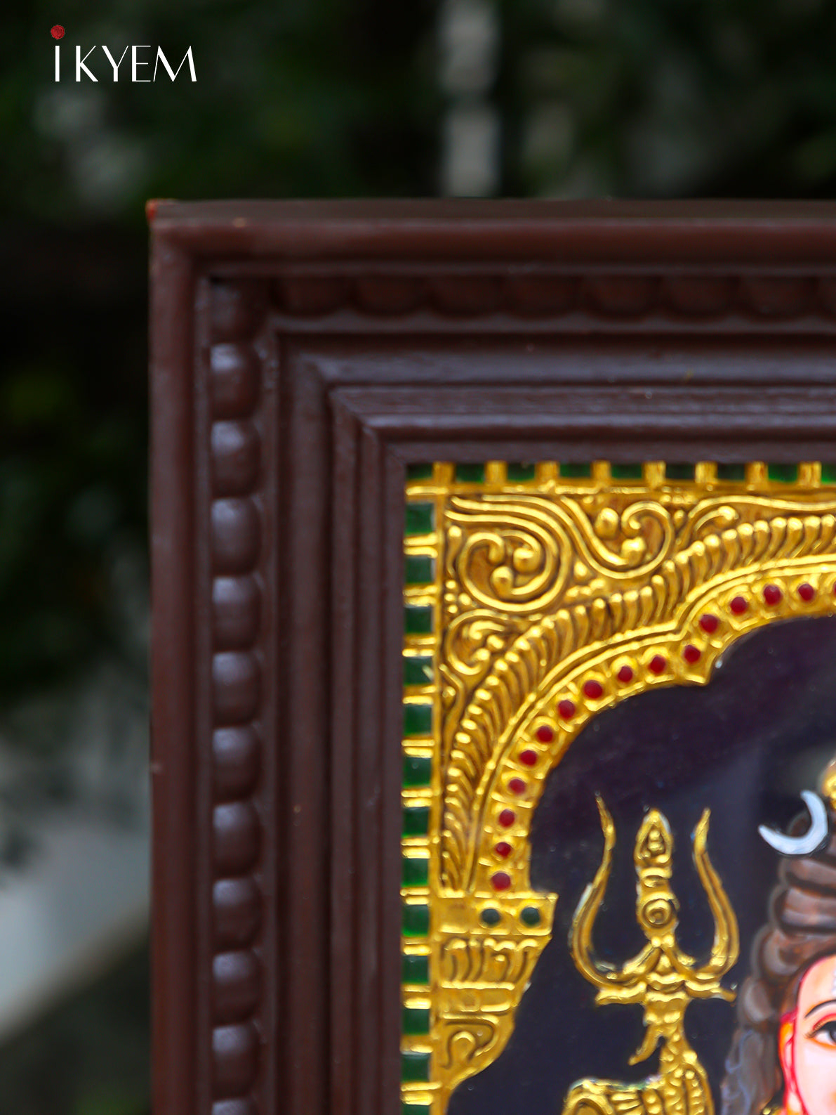 Lord Shiva Parvathi - Tanjore Painting