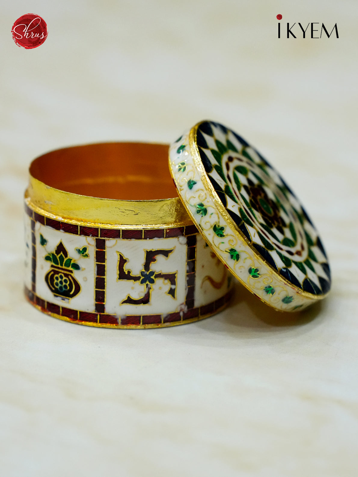Meenakari KumKum Box
