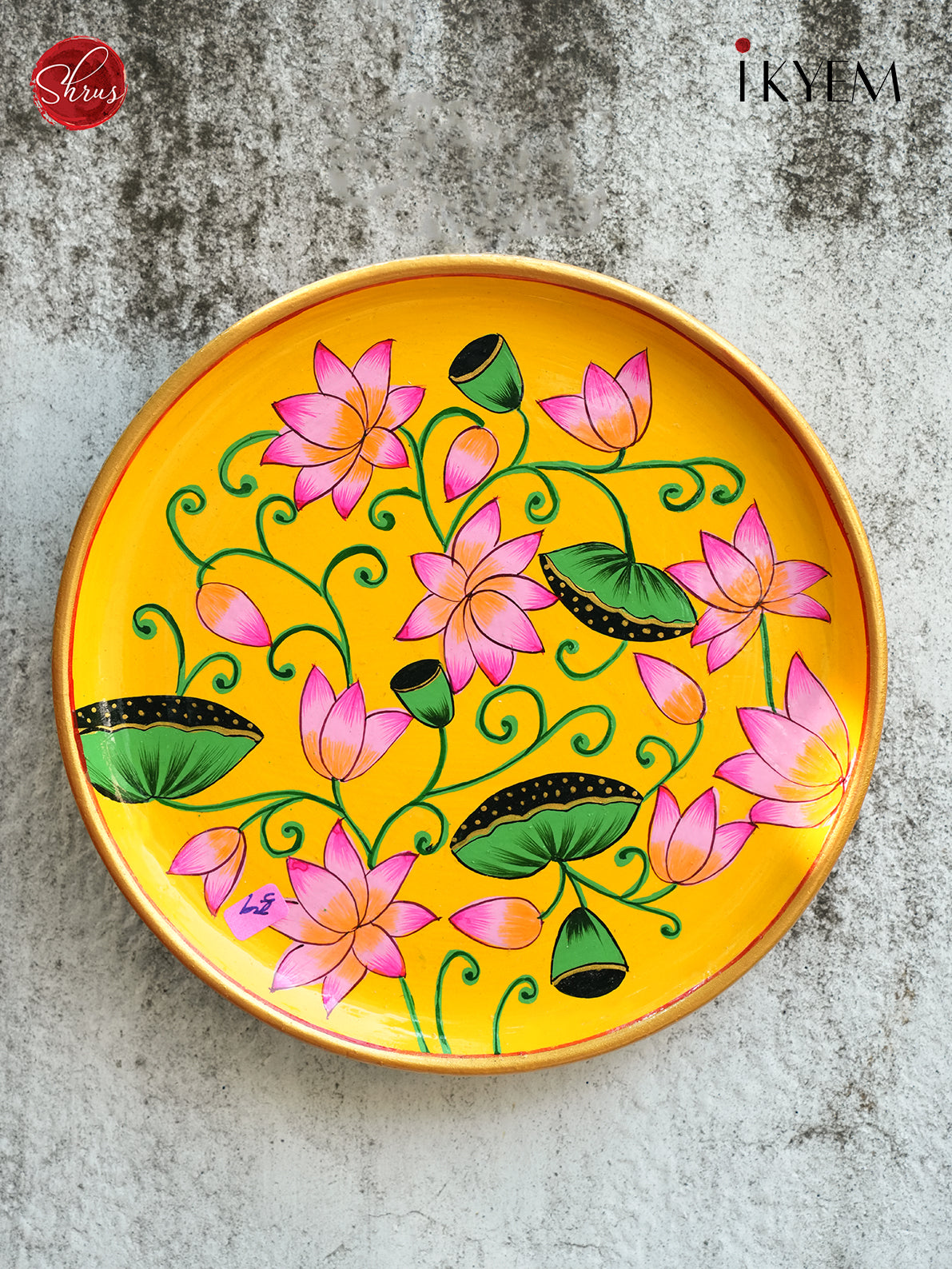 Pichwai Hand Painted Wall Plate