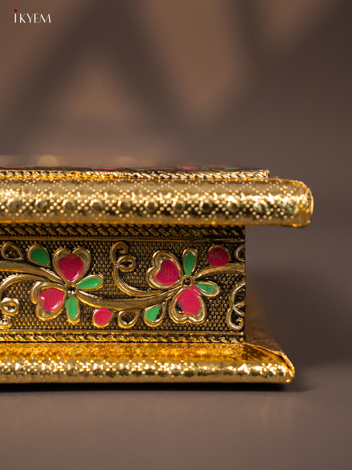 8 Inch Floral Design Printed Dry Fruit Box with Four Compartments 4