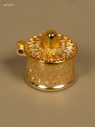 Elegant Gold Plated Kumkum Box