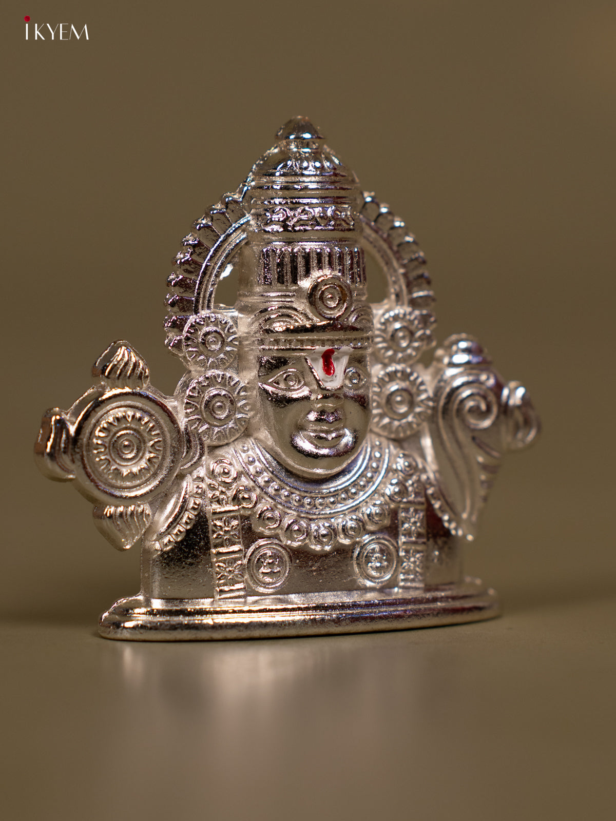 Silver Plated Tirupati Balaji idol -2