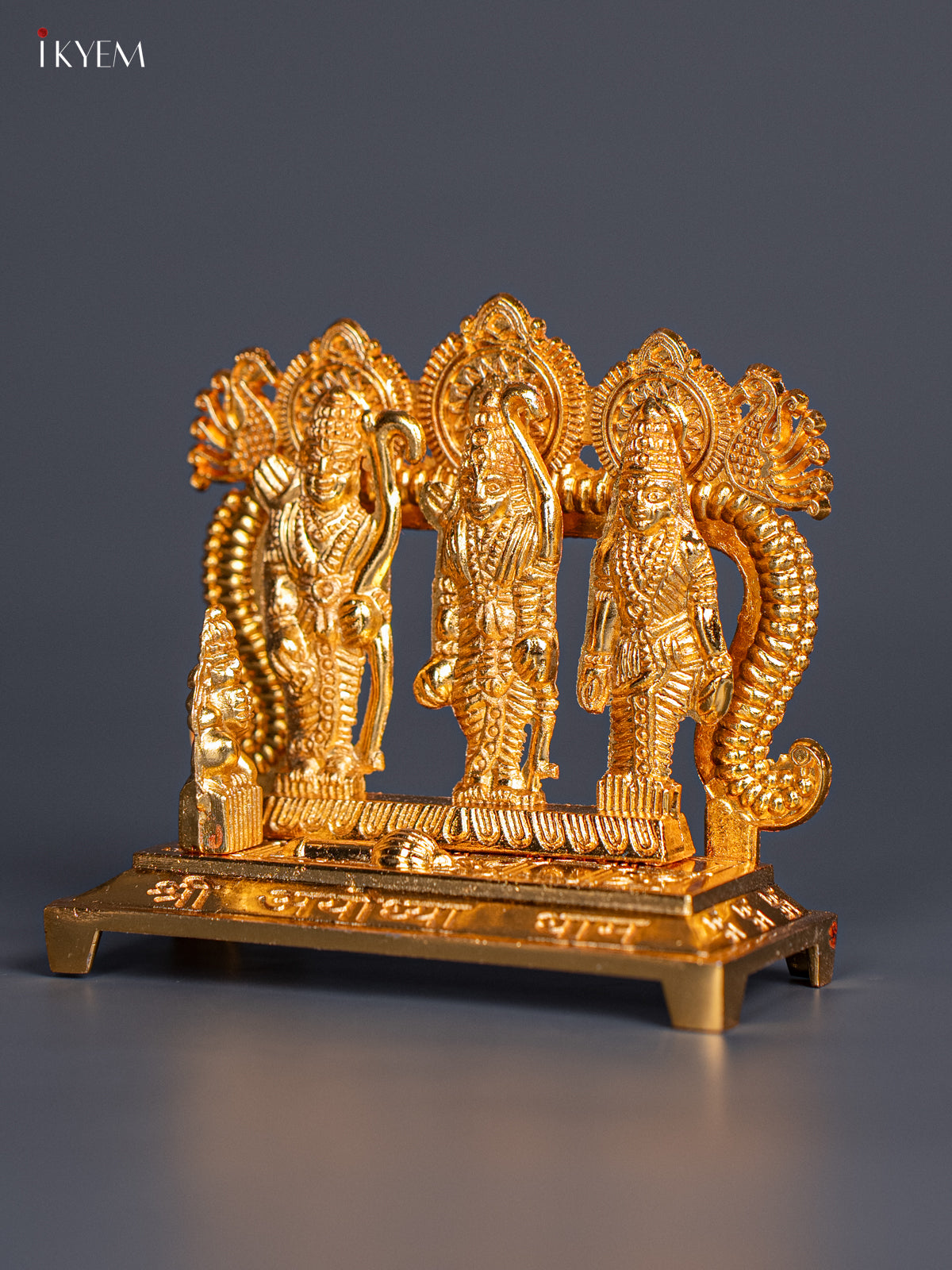 Divine Gold Plated 4 Inch Ram Dharbar Idol 1