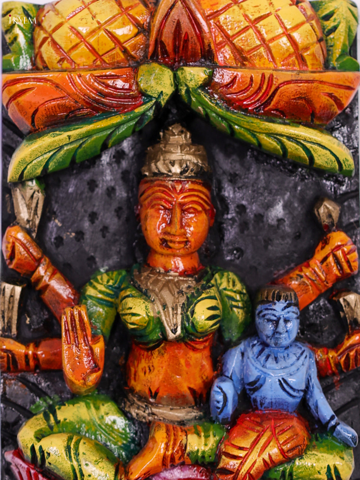 Divine Hand Painted Ashtalakshmi Wooden Vertical Set 3