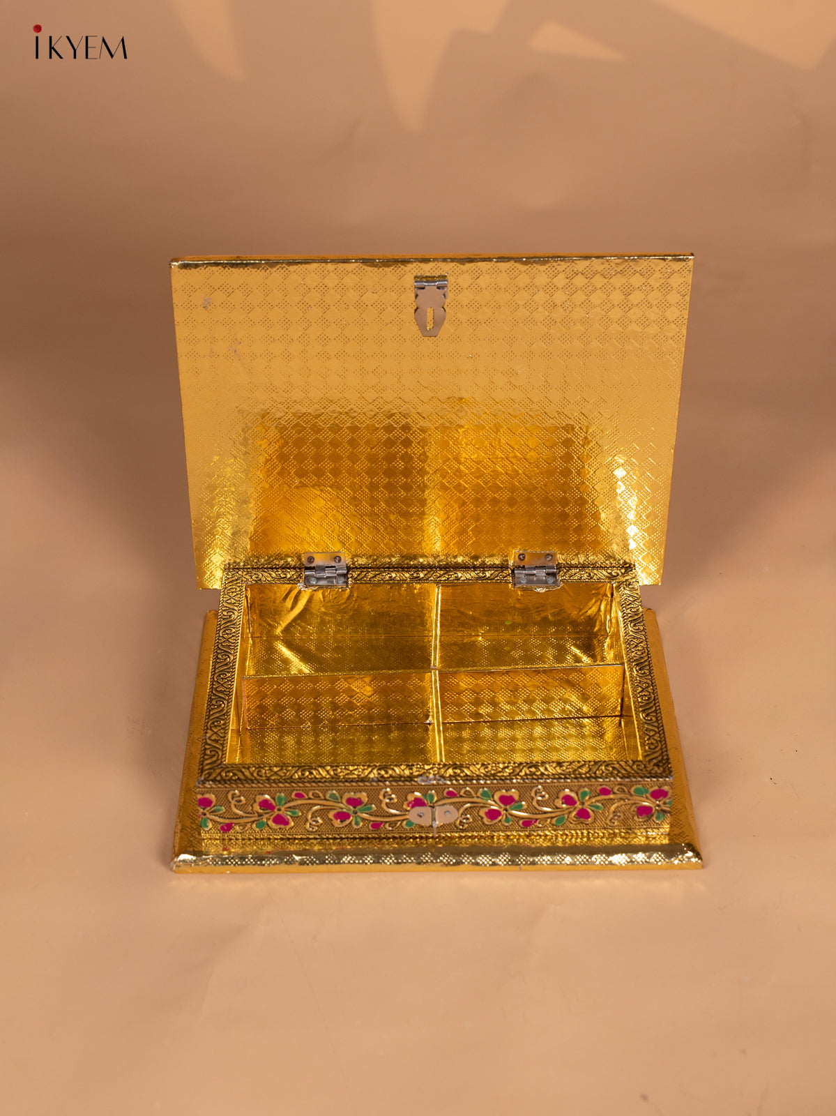Elephant Design Printed Dry Fruit Box - (7x9) Inches 4