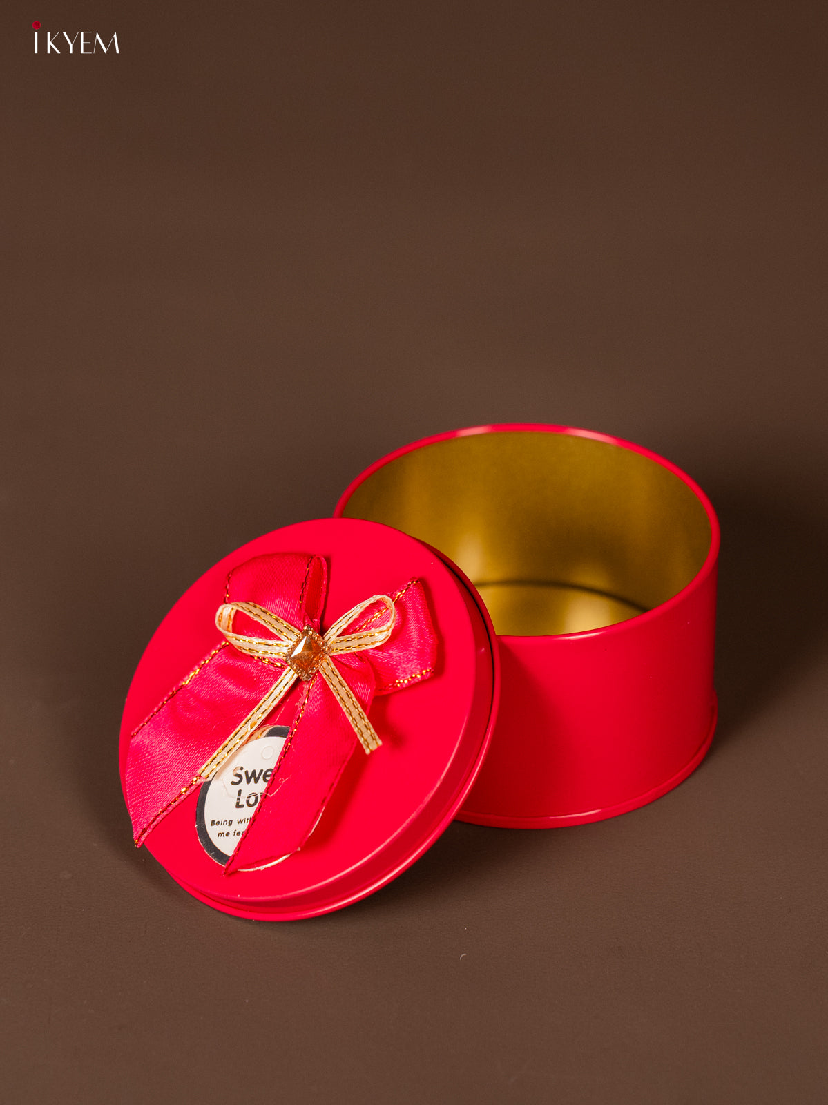 Exquisite Pink Round Gift Box 2