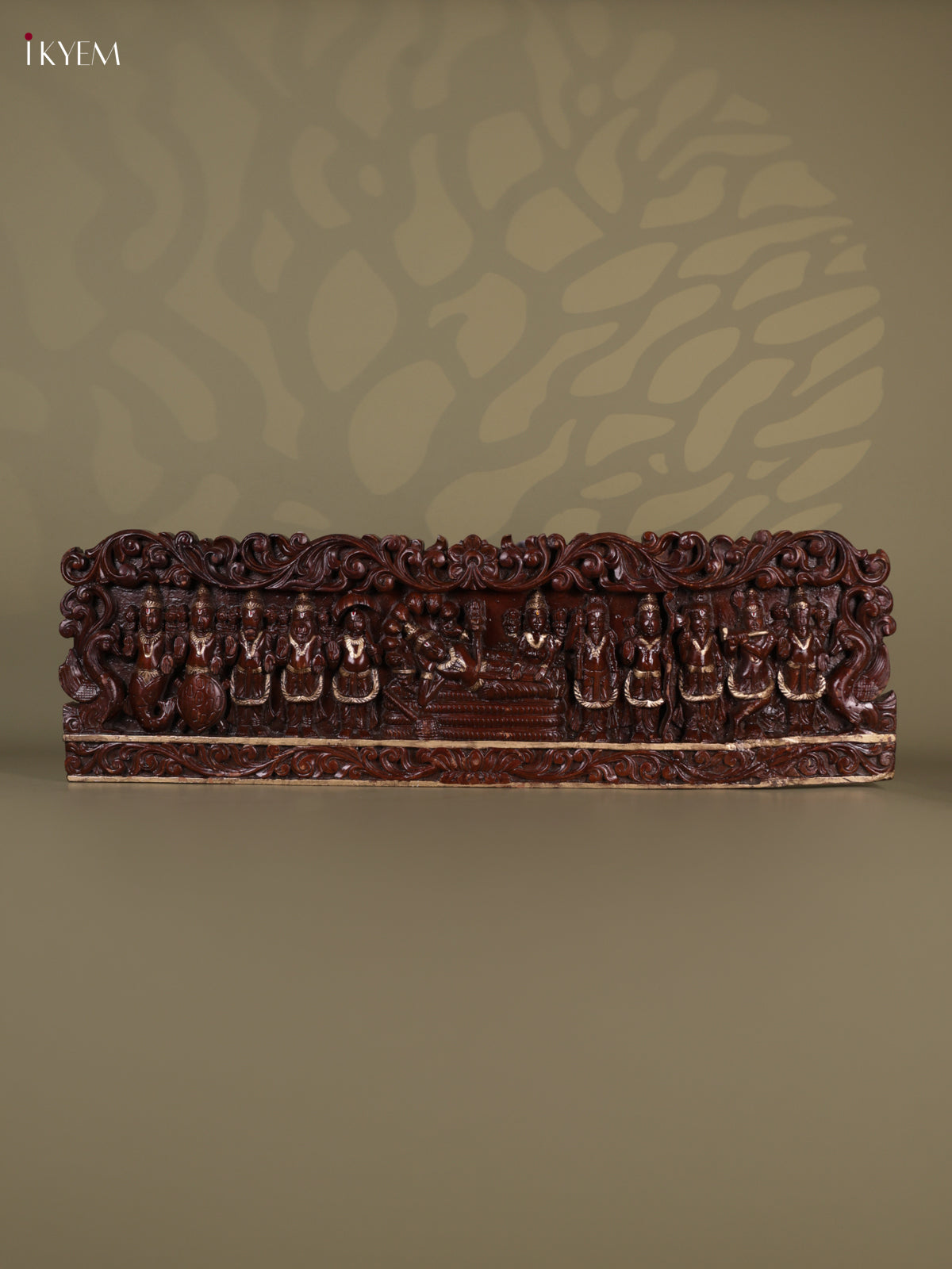 Handcrafted Divine Dasavatharam Wooden Panel