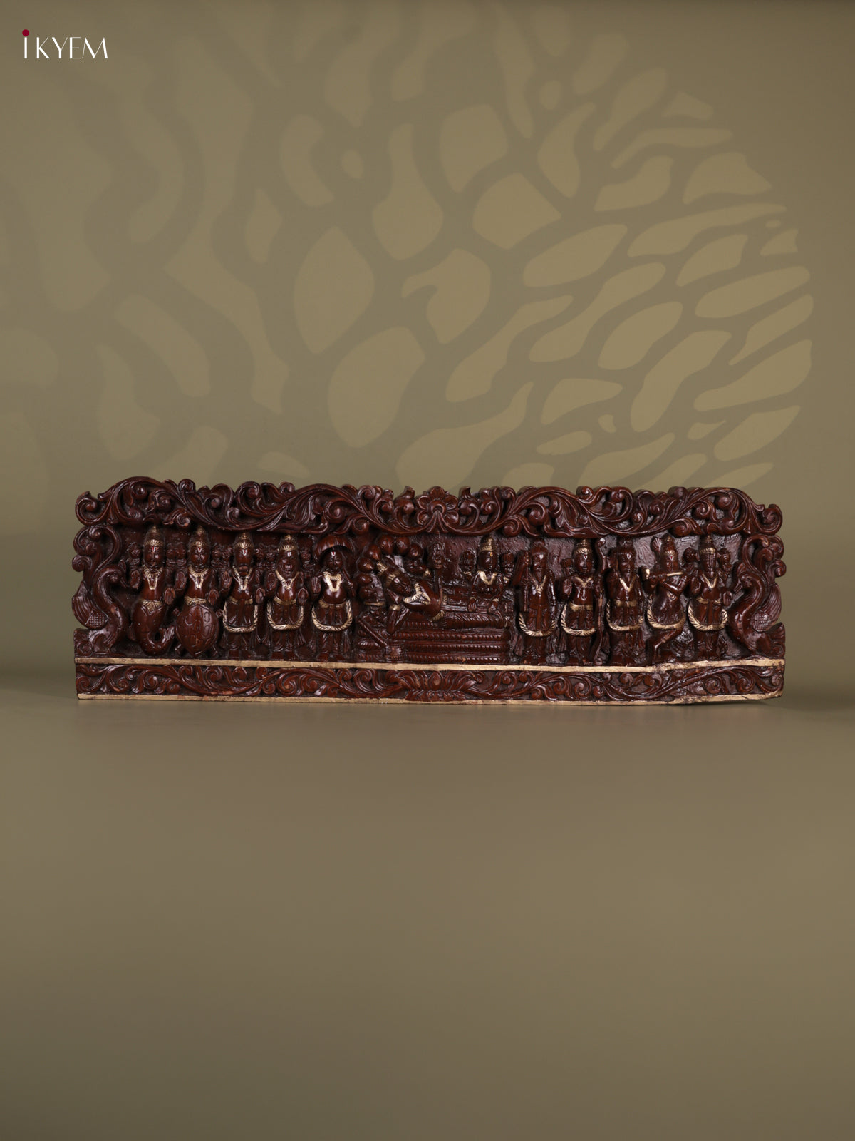 Handcrafted Divine Dasavatharam Wooden Panel 1