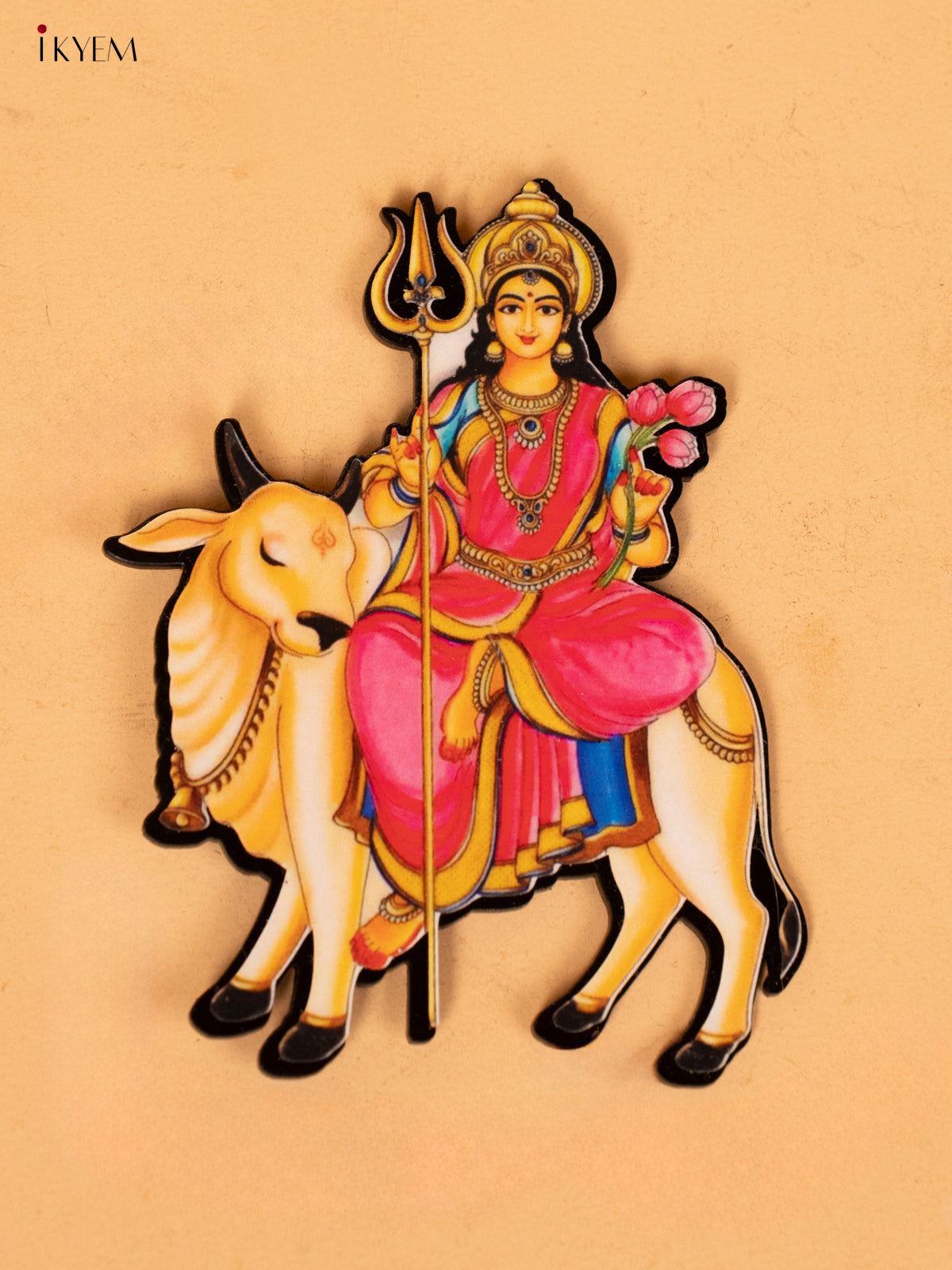 ACRYLIC NAVADURGA Printed FRIDGE MAGNET Set -8