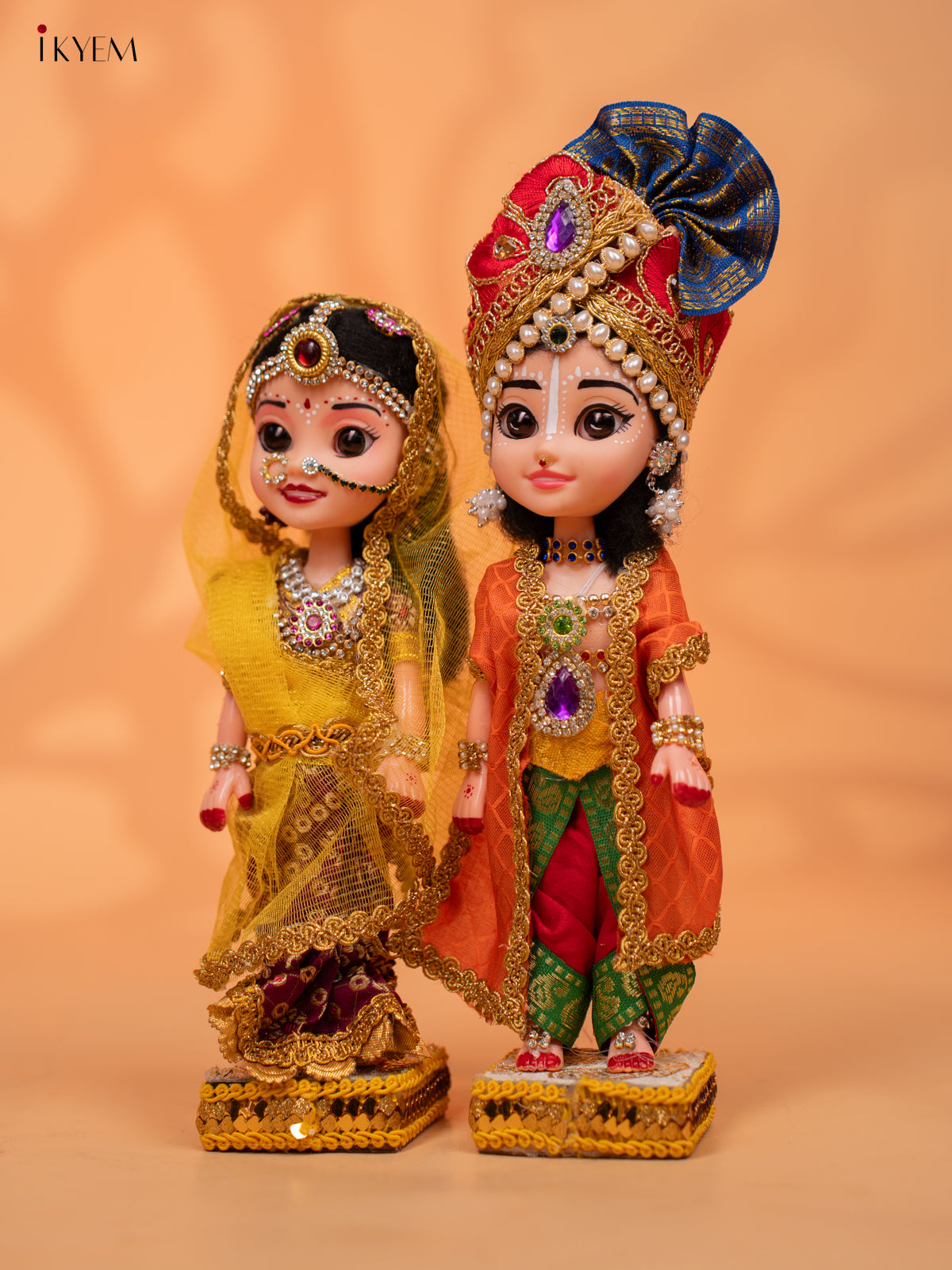 RADHA KRISHNA - Golu Display Doll - 10 inch - KC28148