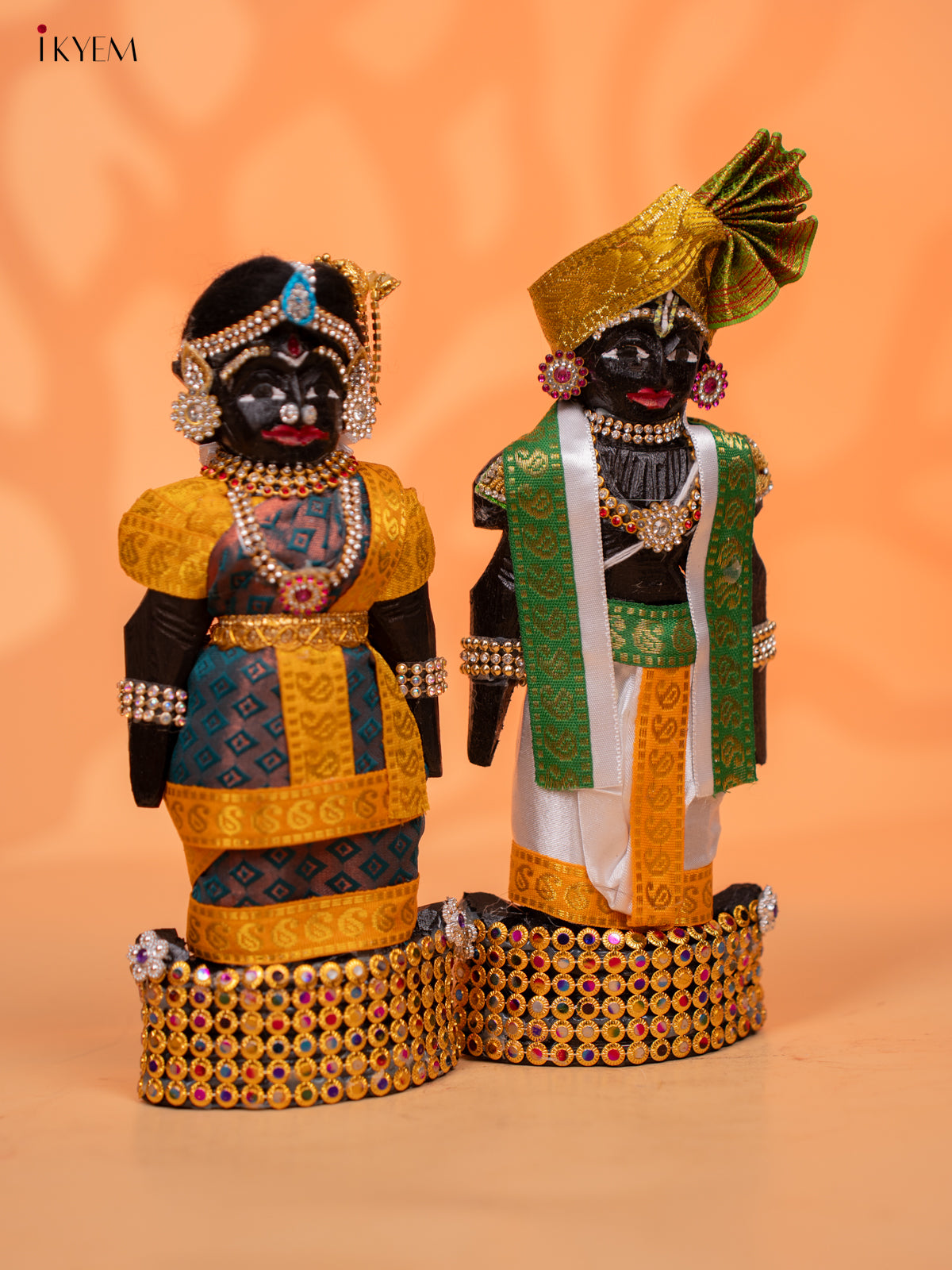 IYENGAR STYLE MARAPACHI - Golu Display Doll - 9 inch - KC28161