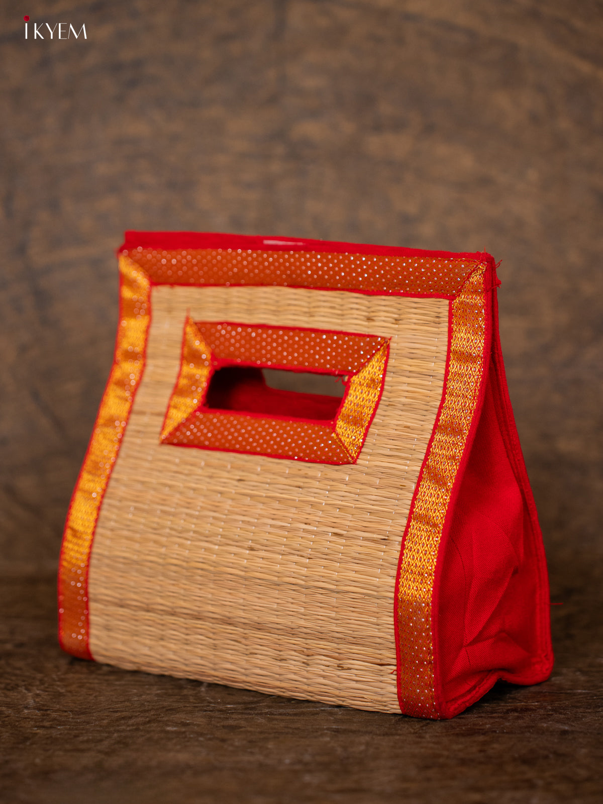 Return Gift Korai Premium Bag with Zari and inside cotton lining -KD17160
