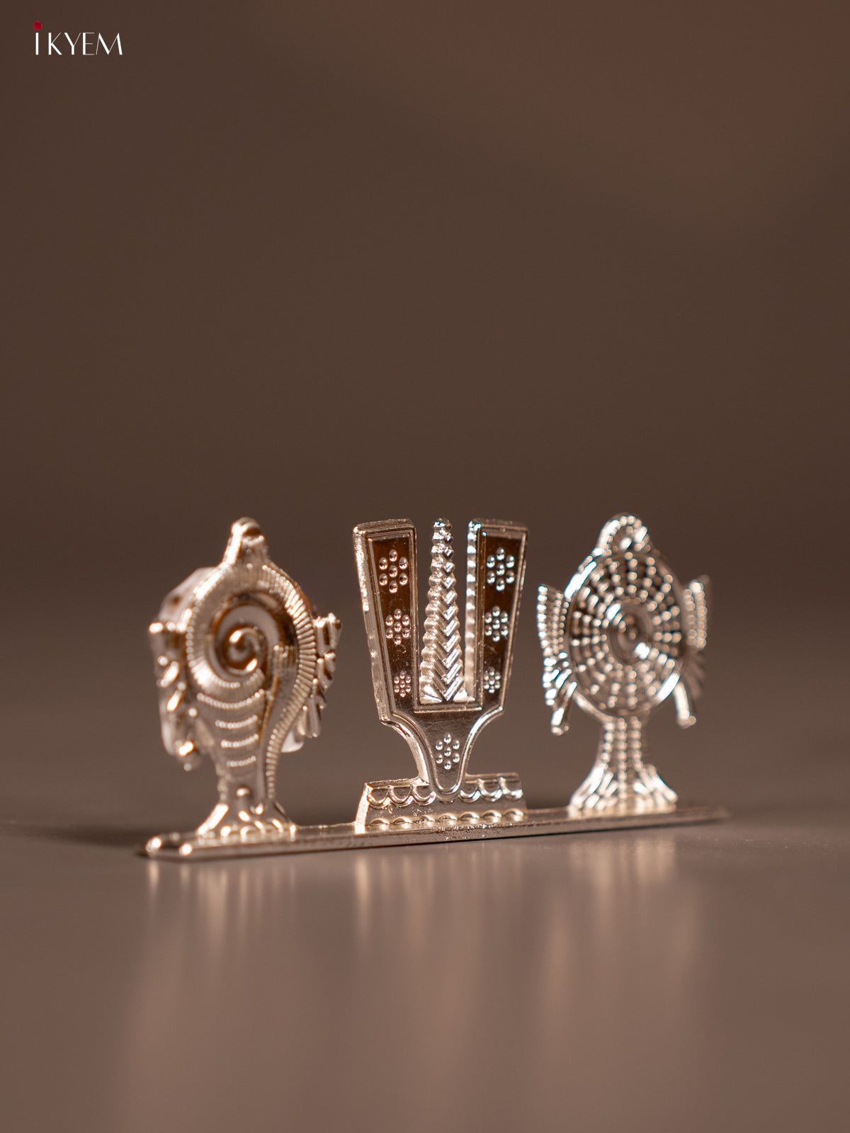 Divine Silver plated Shank, Chakra & Namam Stand -1