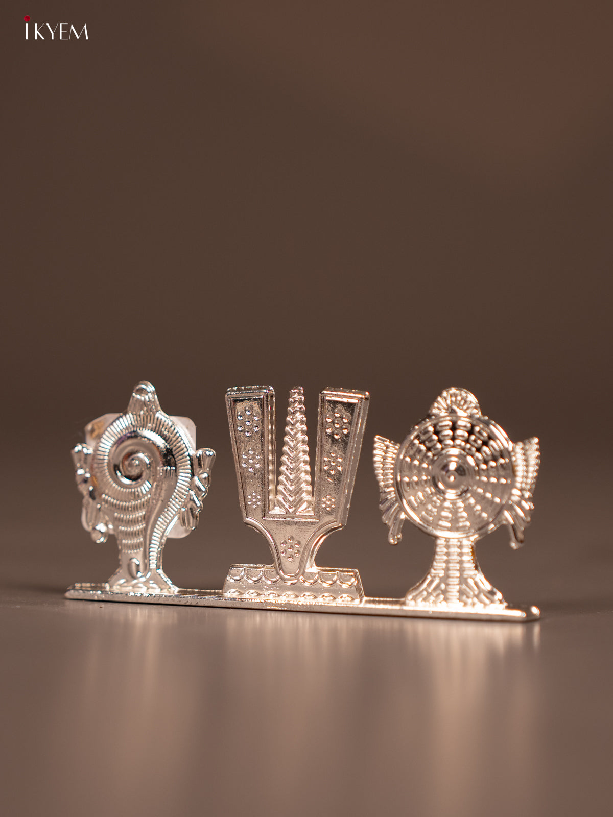 Divine Silver plated Shank, Chakra & Namam Stand -2