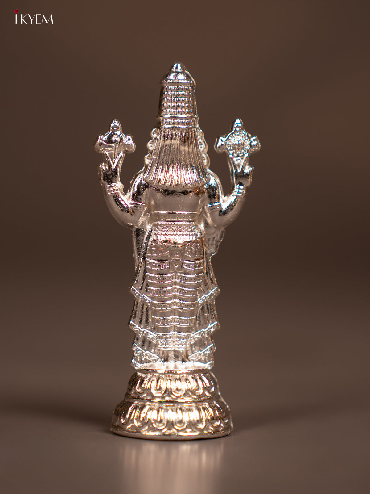 Auspicious Silver Plated Tirupati Balaji Idol -3