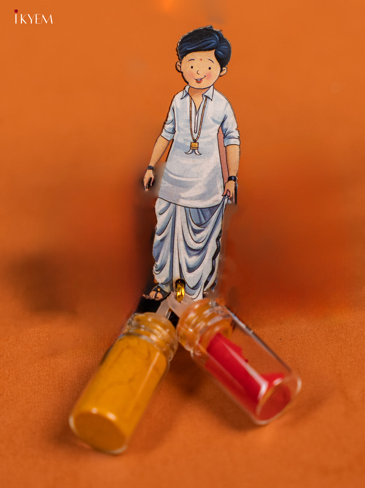 Haldi Kumkum bottle set - Indian Boy