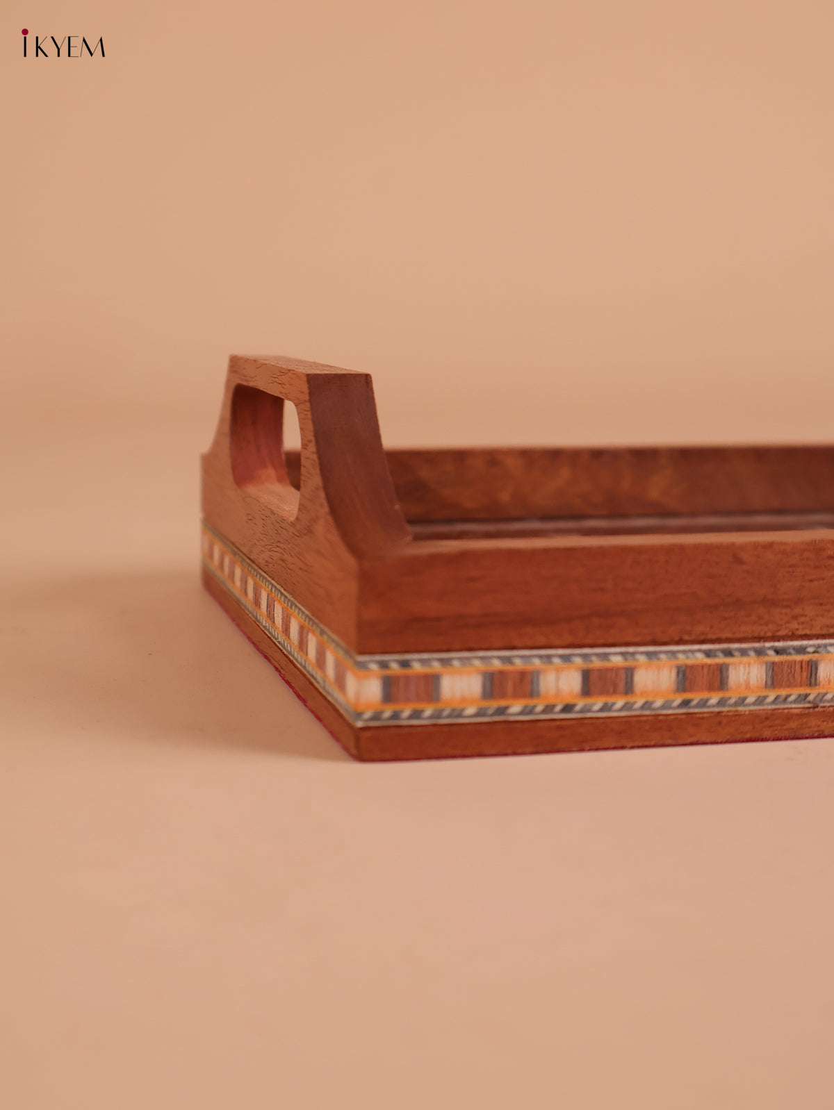 Wooden Gems Stone Tray (6x8)