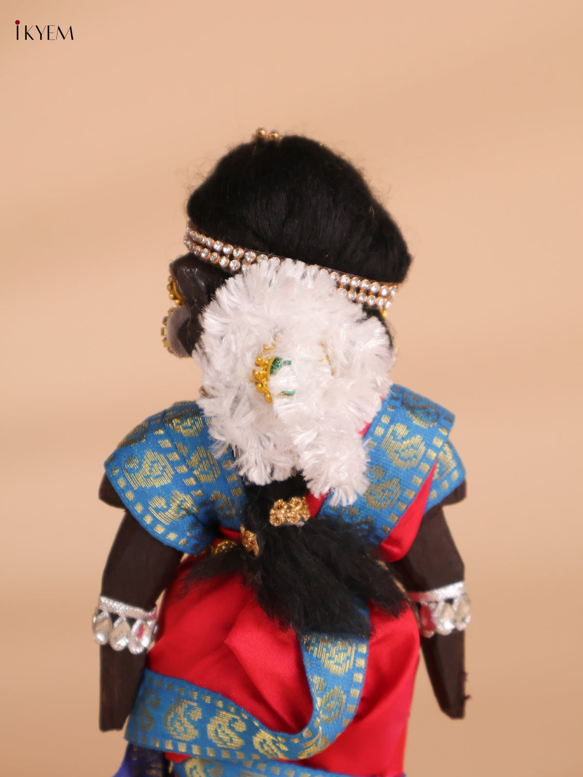 Decorated Couple Marapachi Doll Set- 9 inch-KEI29150