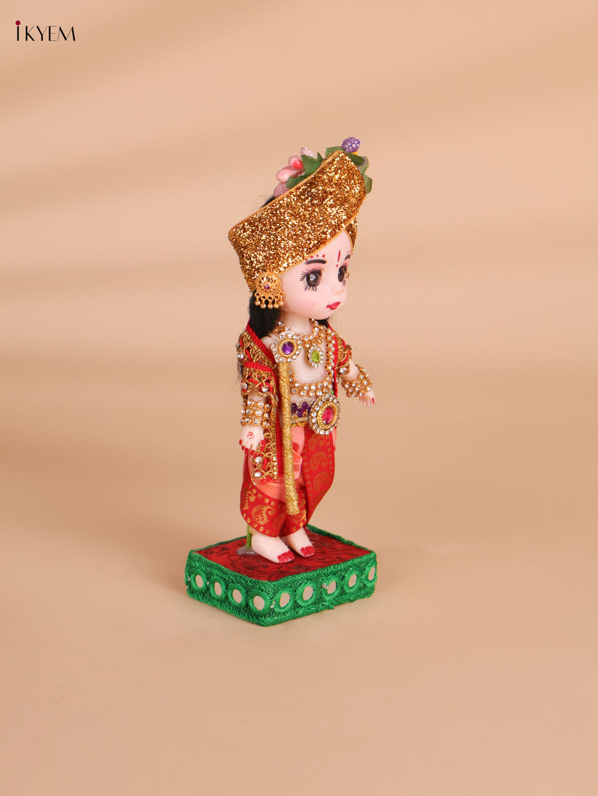 Decorated Krishna Doll-8 inch-KEI29197