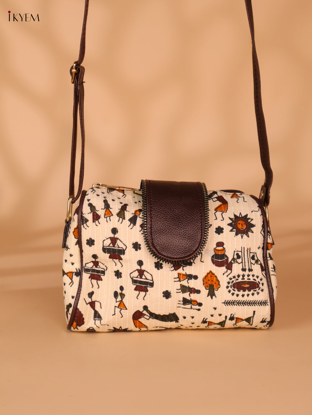 Printed warli design - Cream